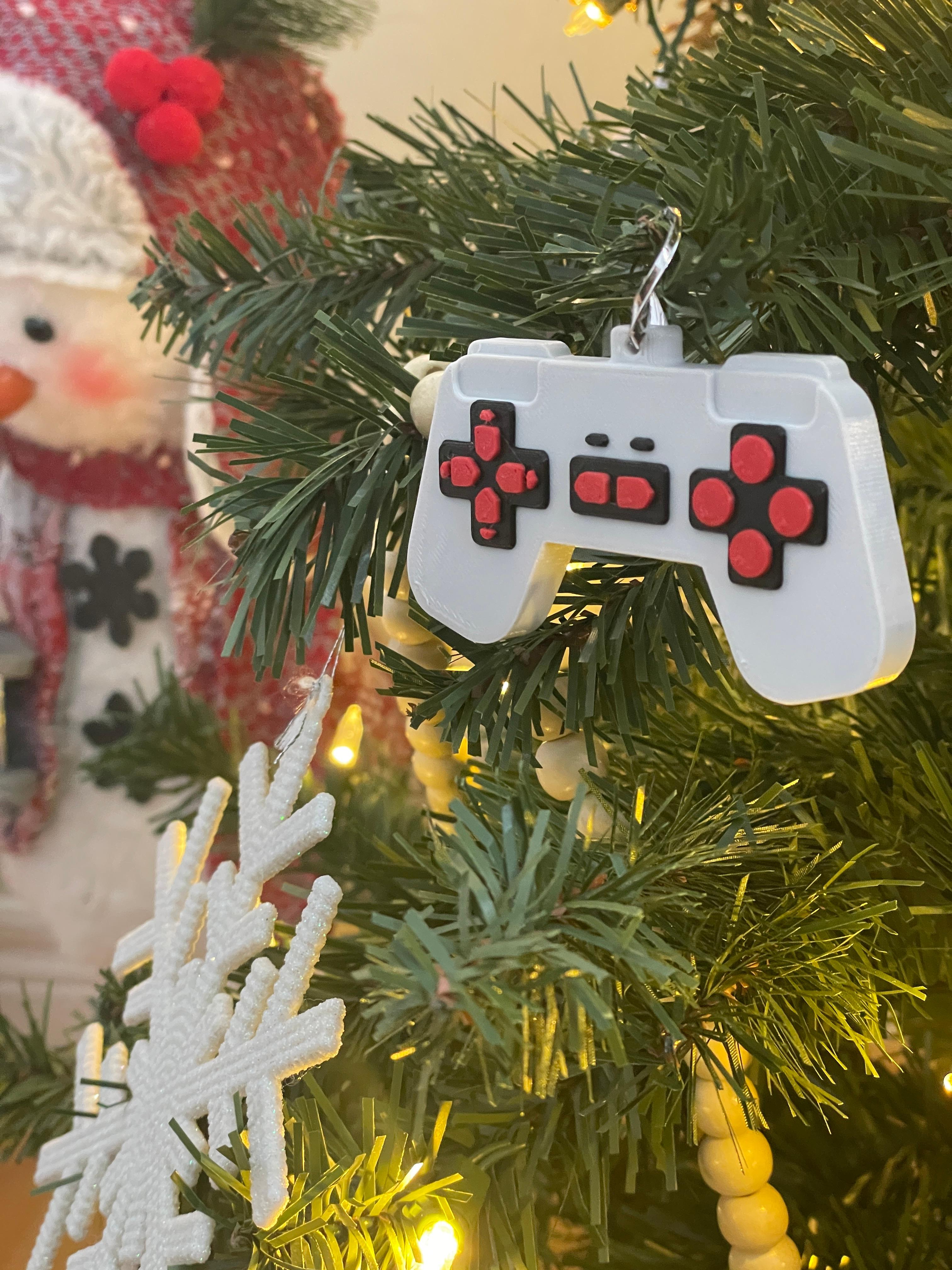 Video Game Controller Christmas tree ornament 3d model