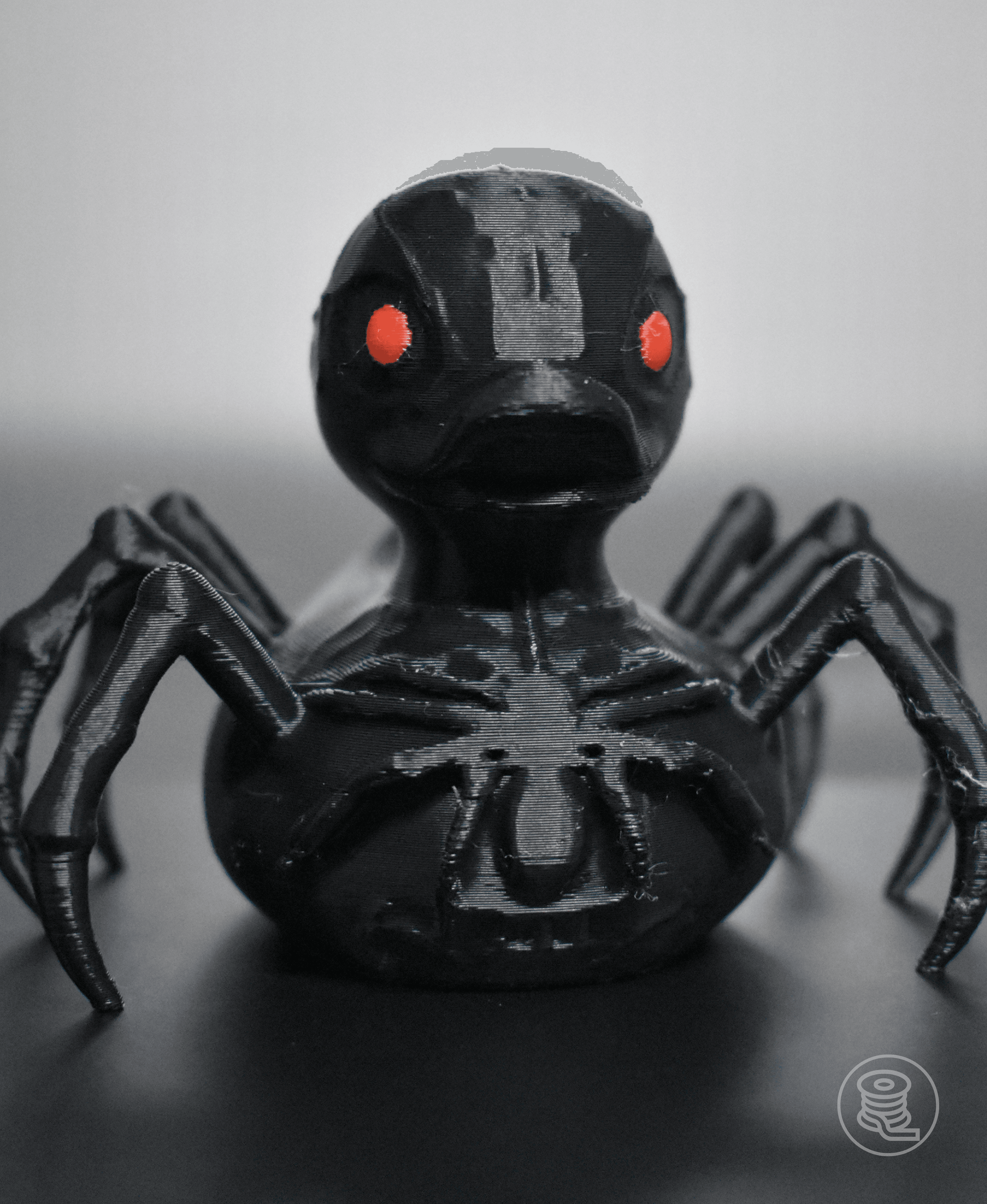 Halloween Spider Duck 3d model