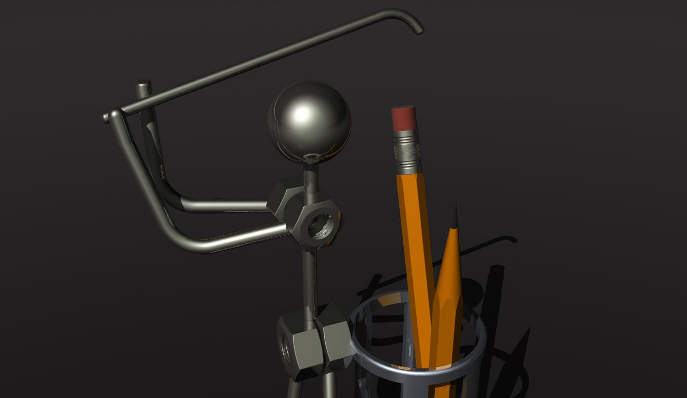 Pen holder 3d model