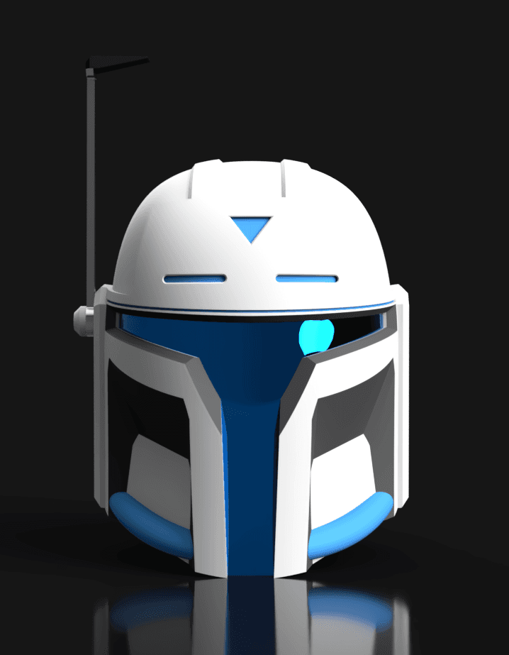 Starshot - Post Imperial Mandalorian Helmet 3d model