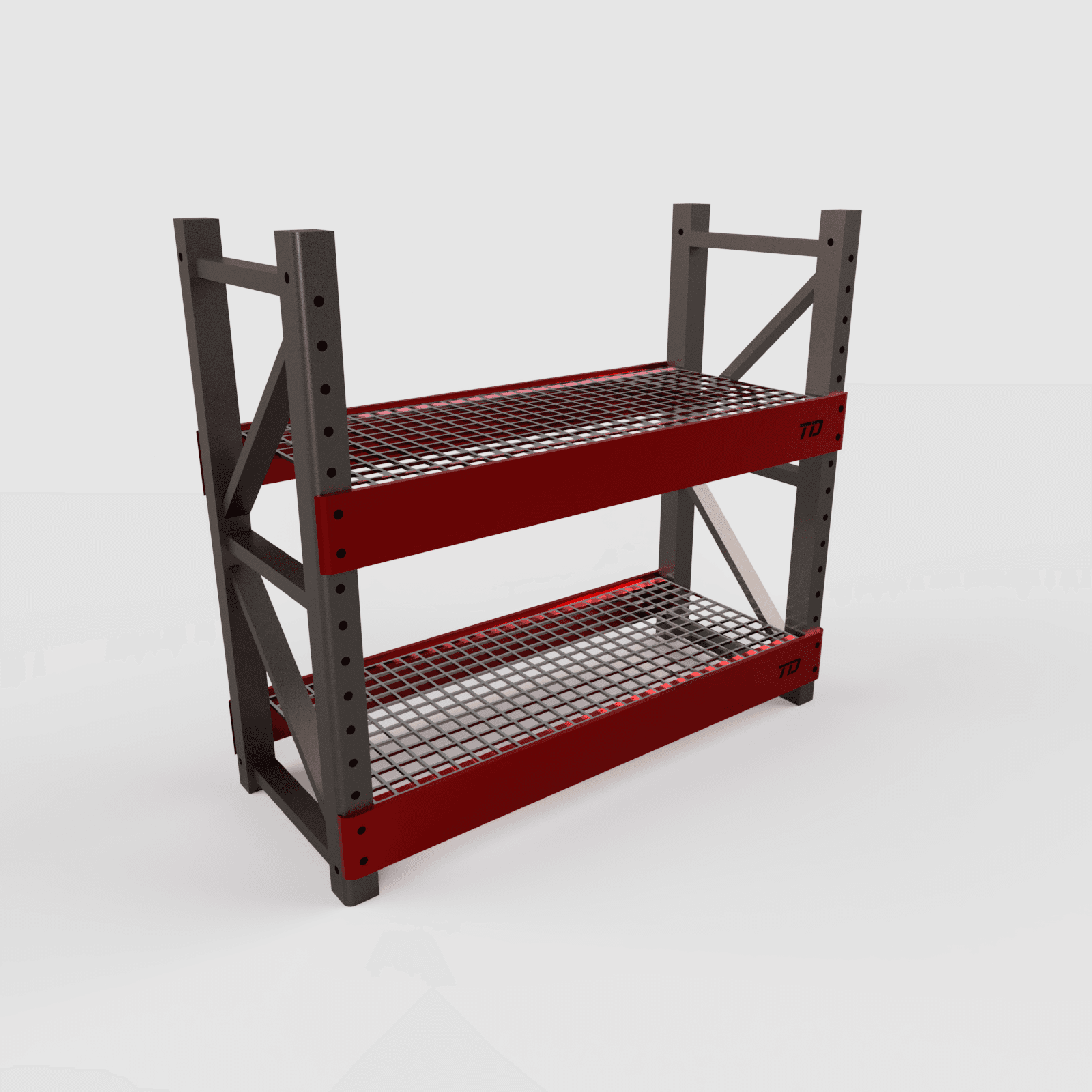 Post-It Pallet Storage Rack 3d model