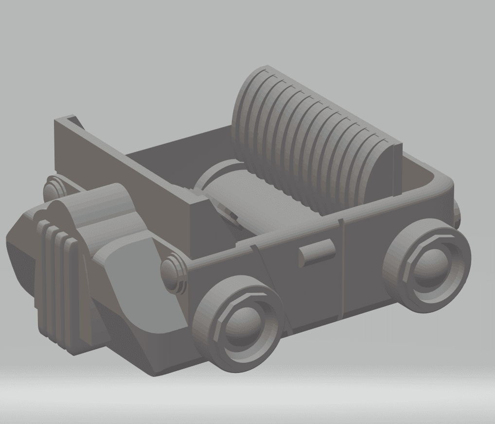 FHW: Simple hotrod 3d model