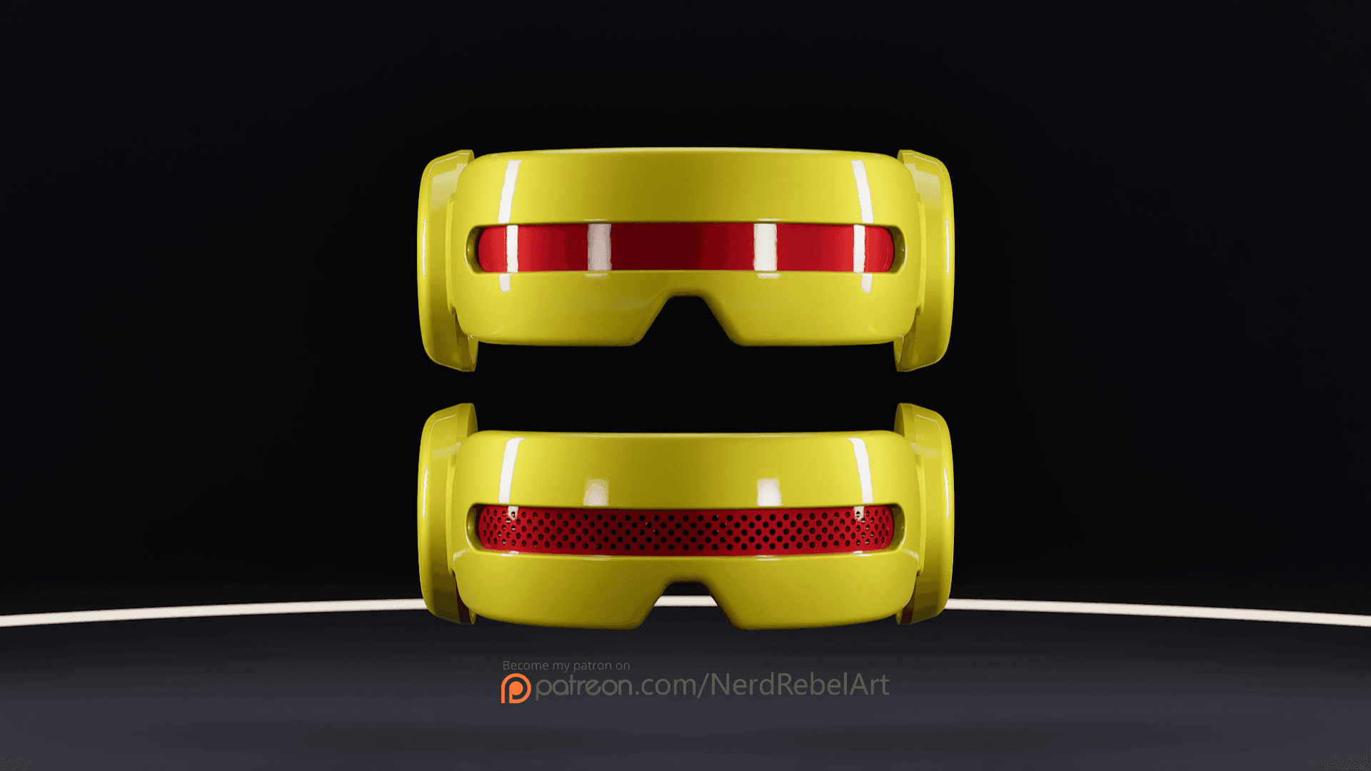 Cyclops visor 3d model