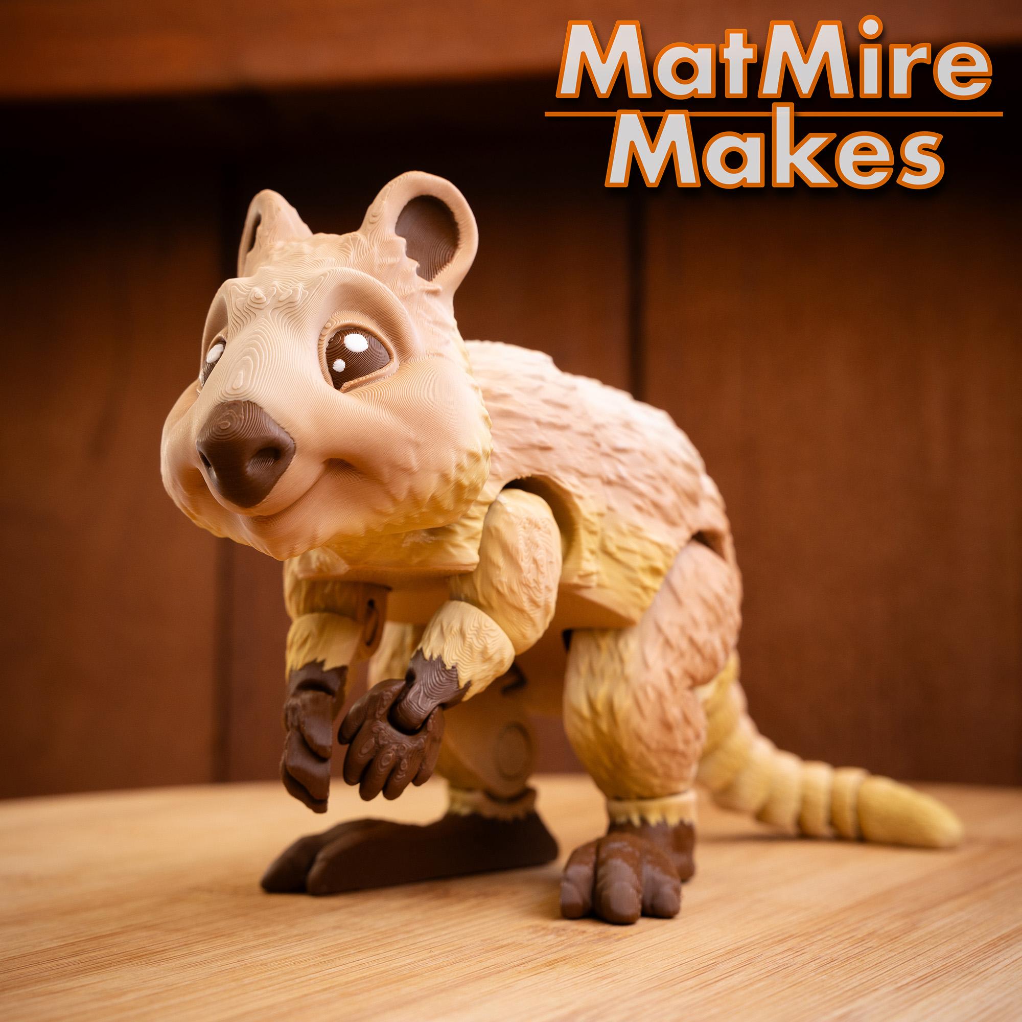 Quokka - Articulated Figure 3d model