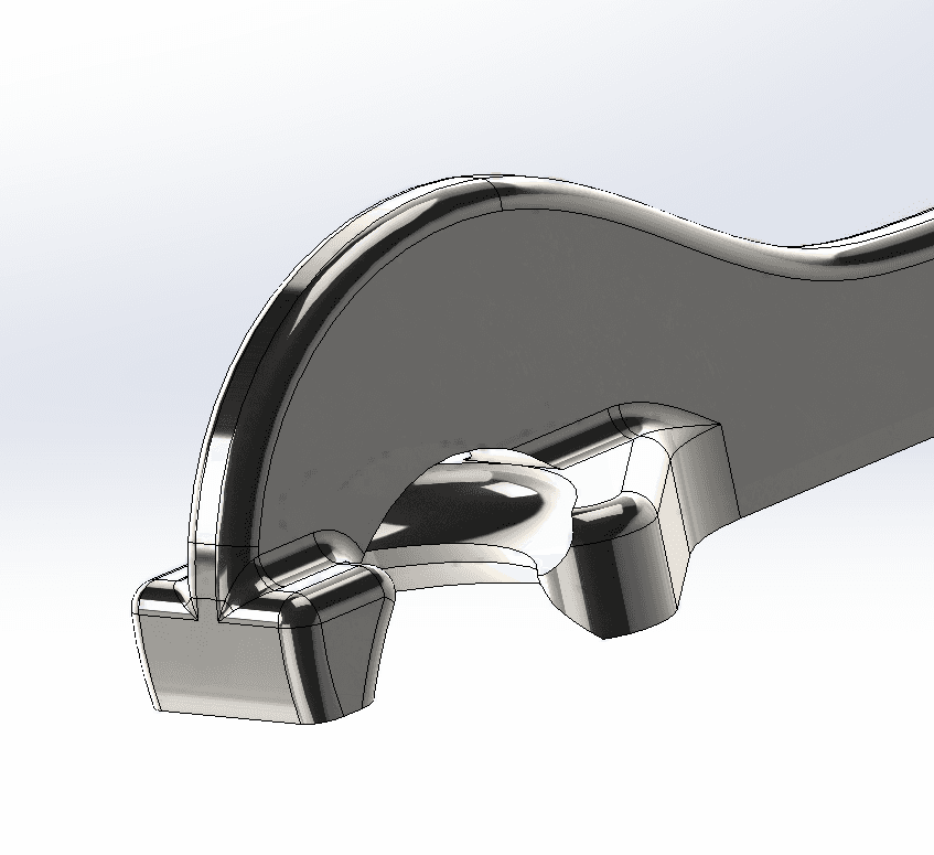 Fully Printable Bottle Opener 3d model