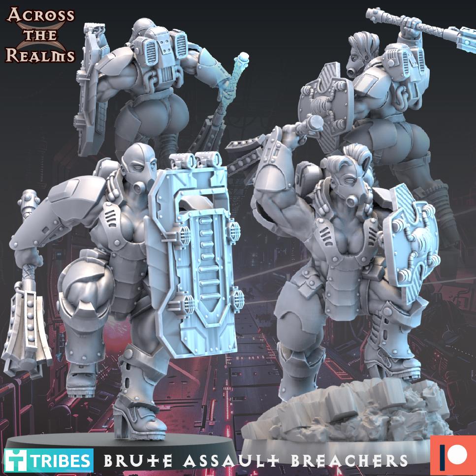 Brute Assault Breachers 3d model