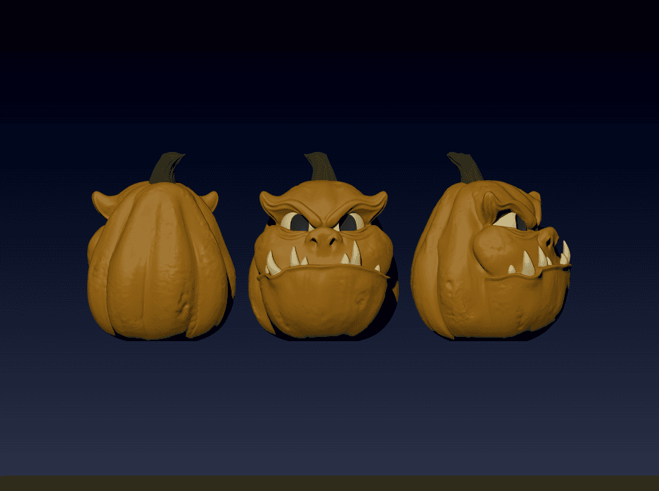 Brute Pumpkin 3d model