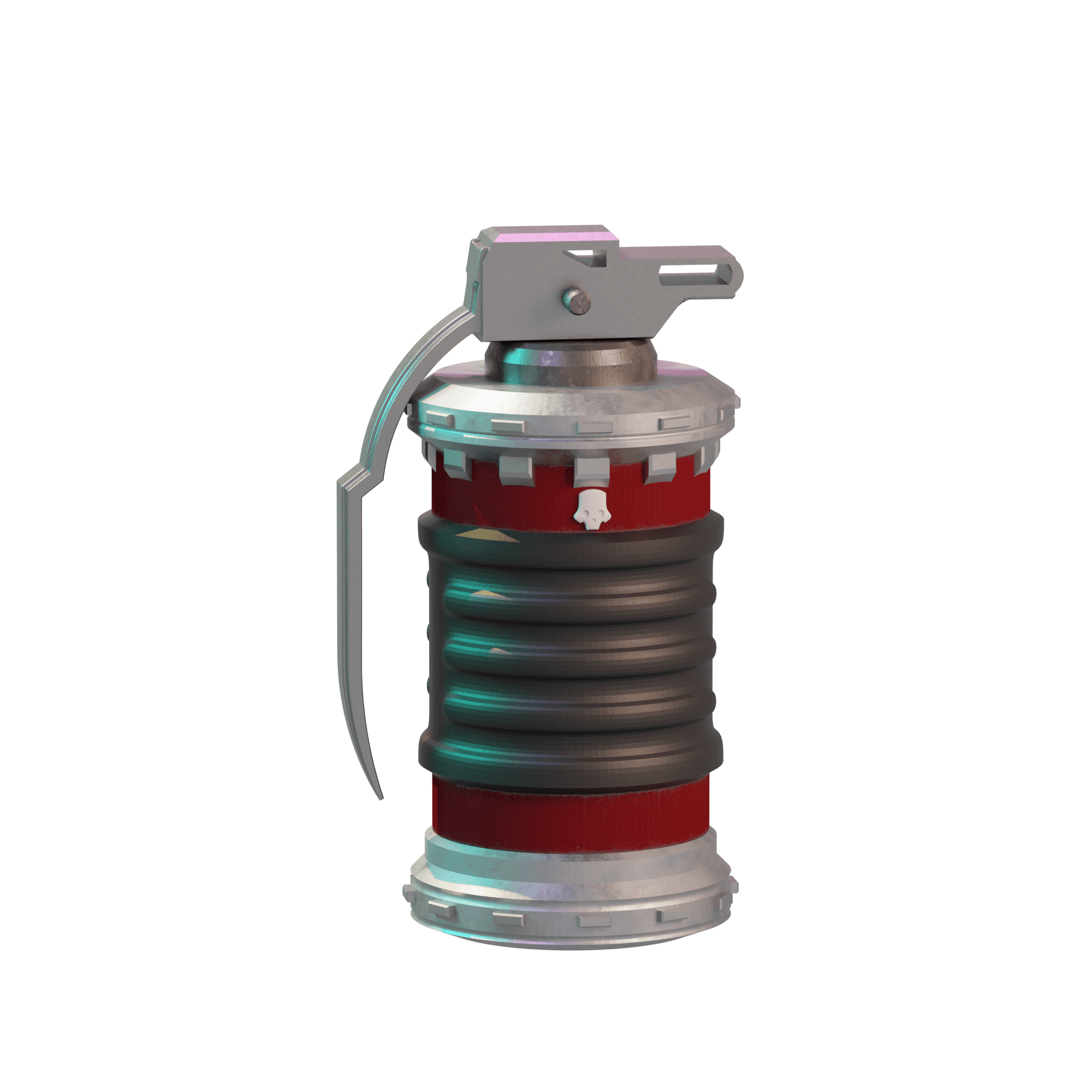 Helldivers 2 G-10 Incendiary Grenade 3d model