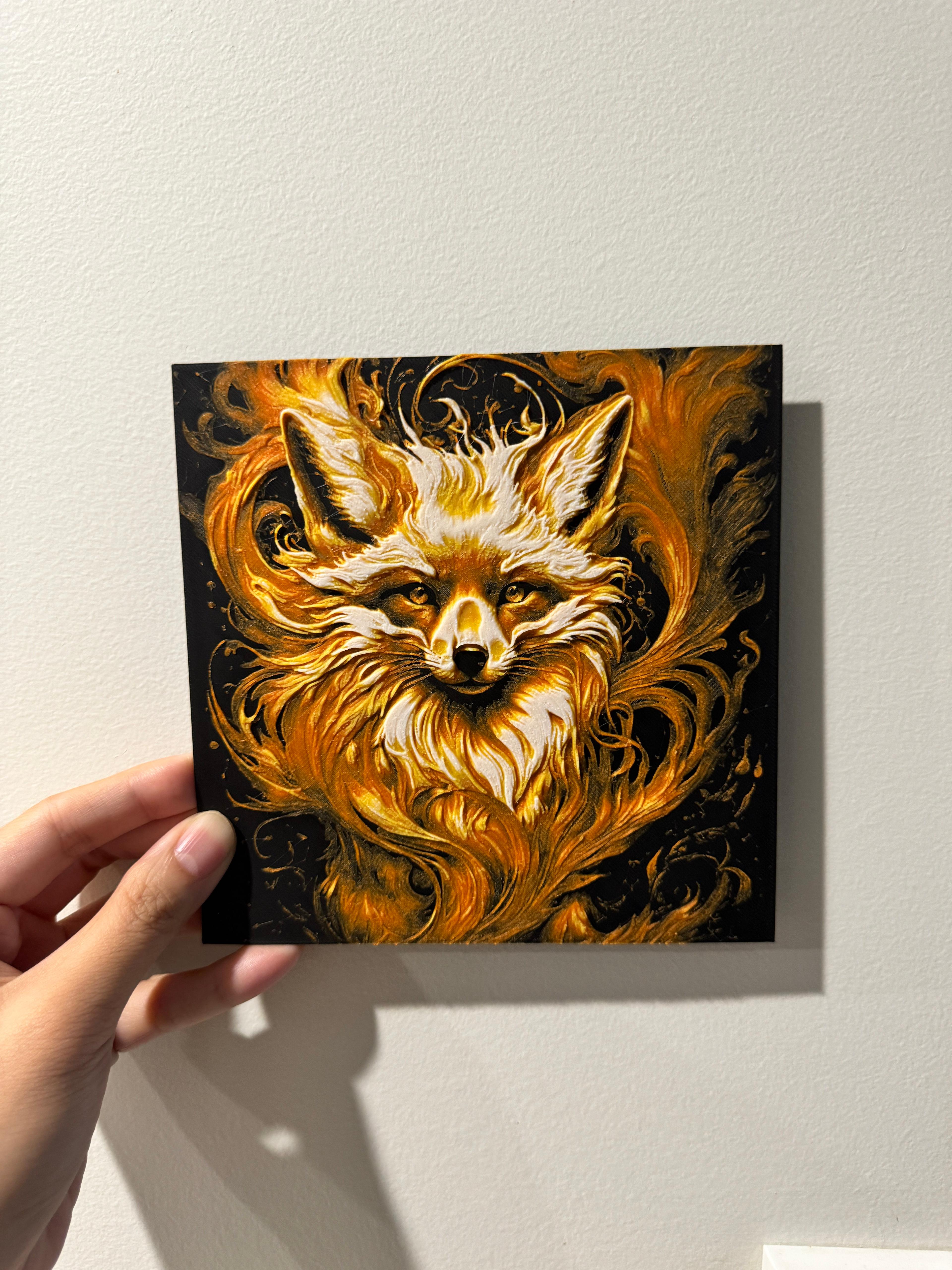 Firefox - HueForge Print 3d model