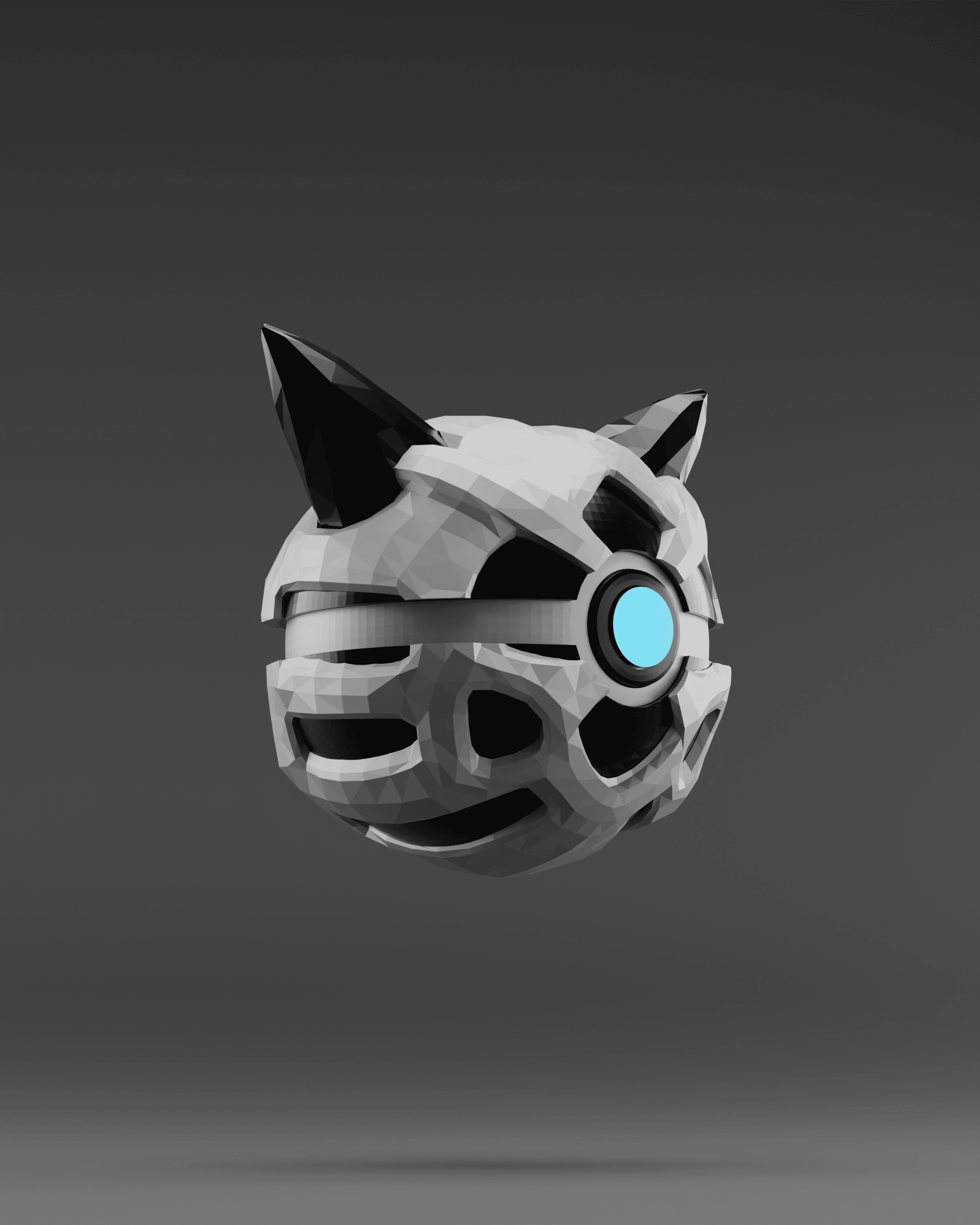 GlaliBall Glalie Themed Pokeball - Fan Art 3d model