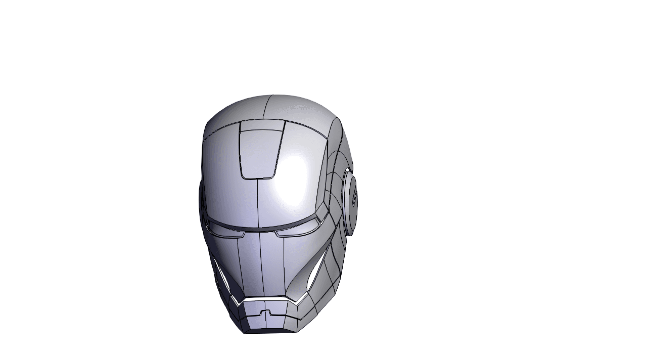 IronMAN Helmet 3d model