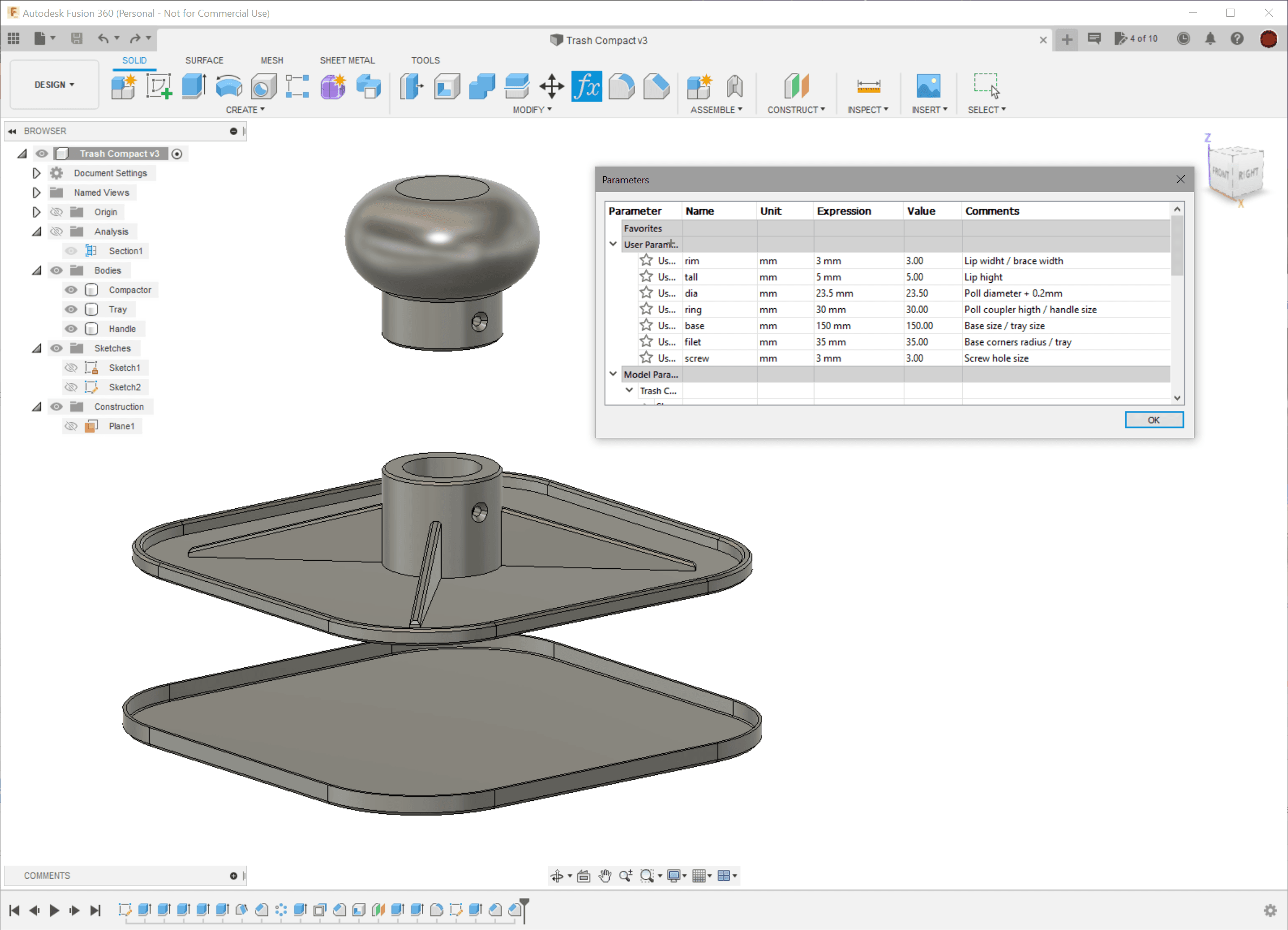 Trash Compactor 3d model