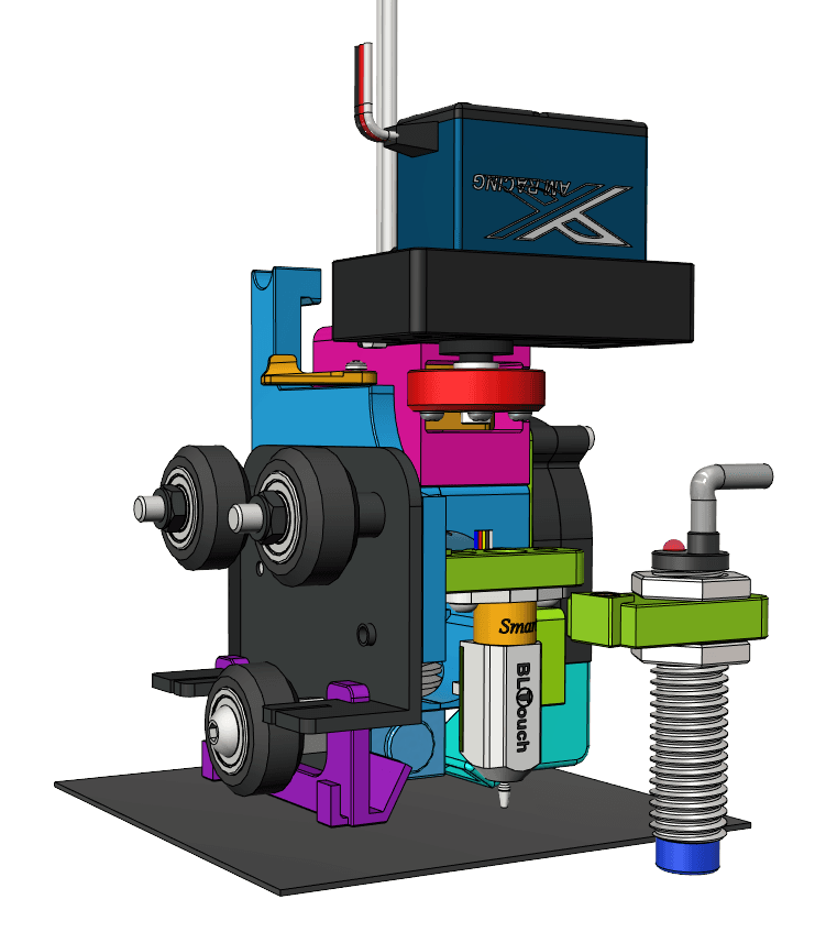 Filament-Cutter for Ender-3 (E3D-V6 Hotend) 3d model