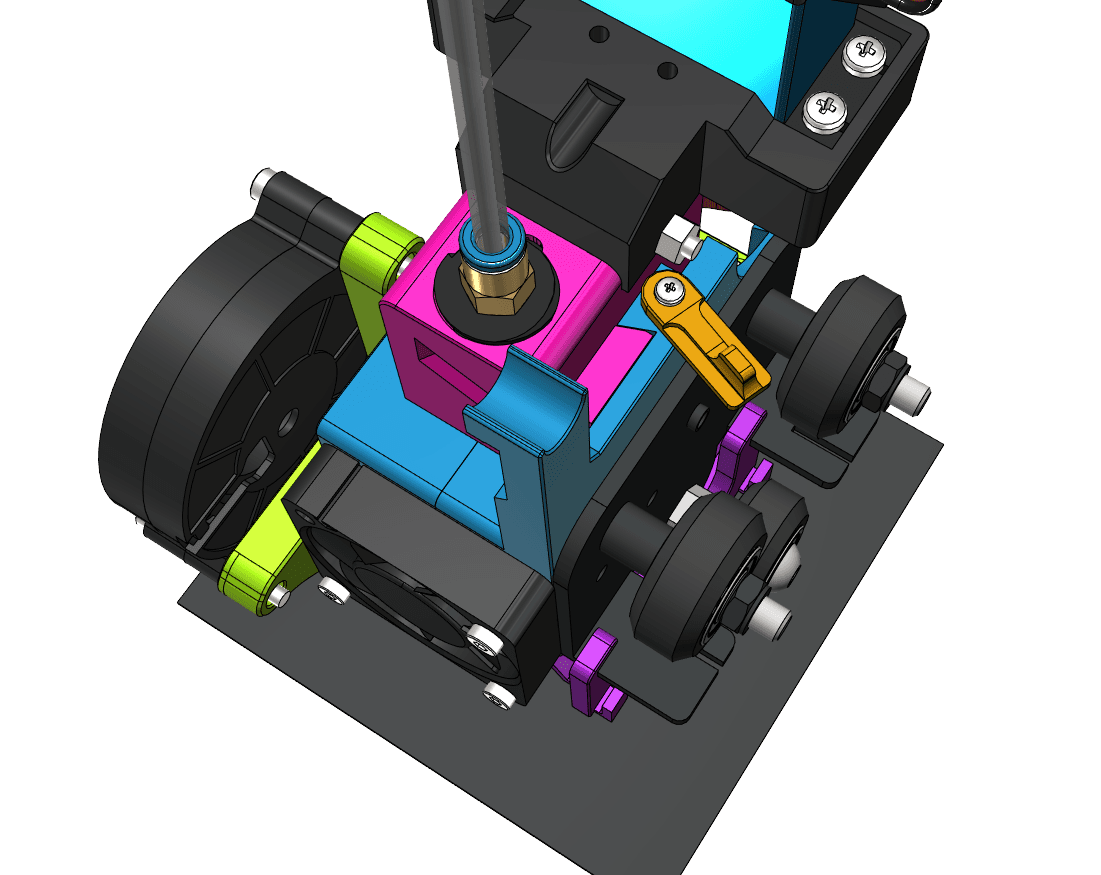 Filament-Cutter for Ender-3 (E3D-V6 Hotend) 3d model