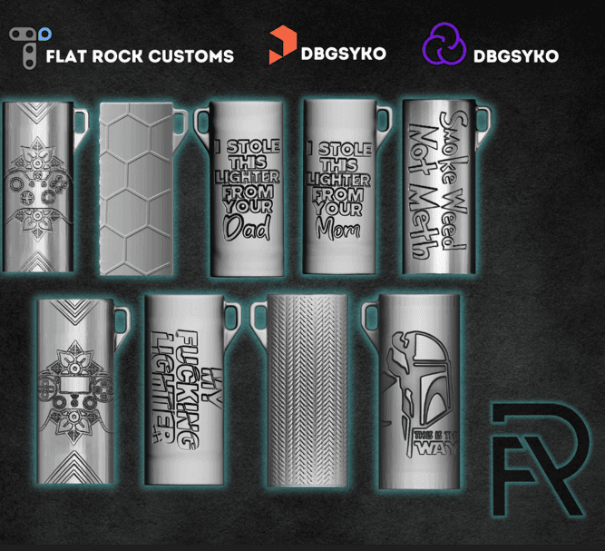 Bic Lighter Sleeve Drop #1 3d model