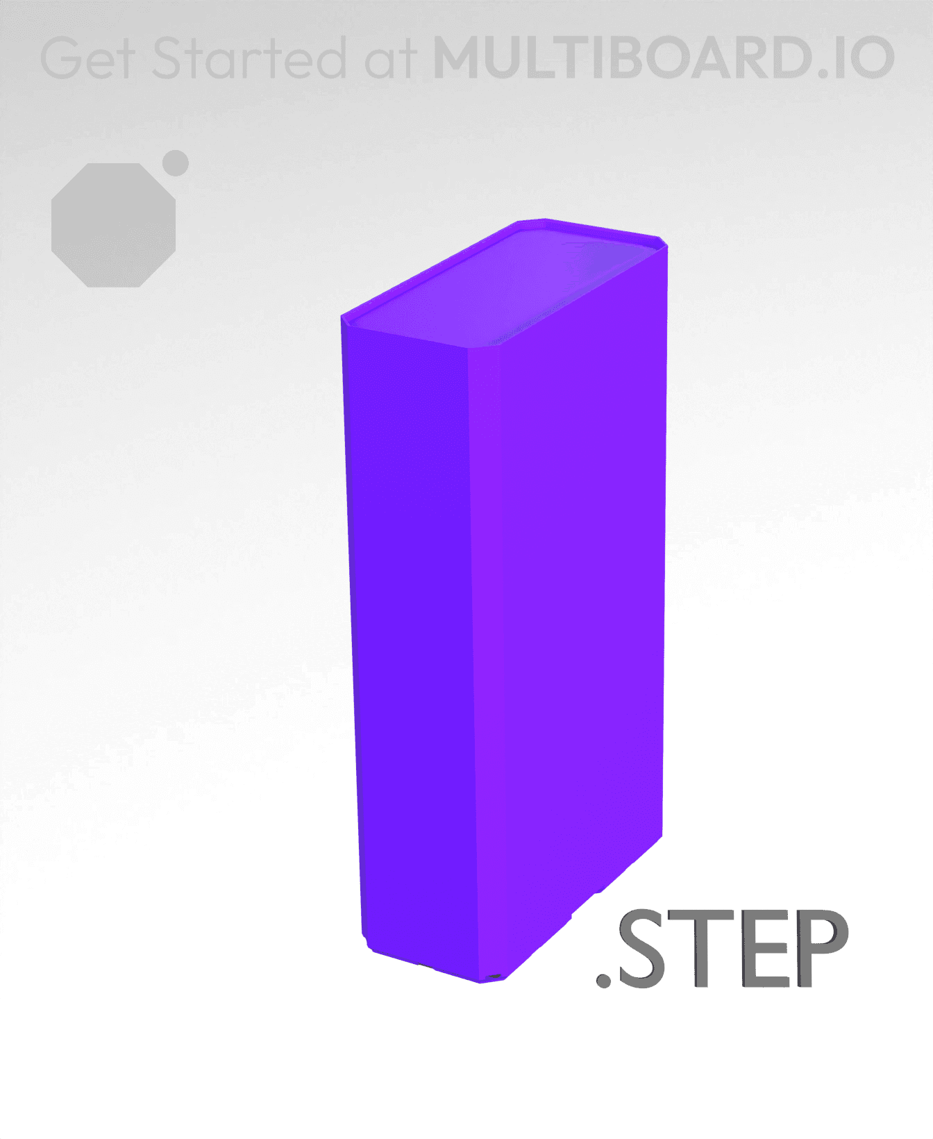 1x2x3·5 - Multibin Insert - STEP Remixing File 3d model