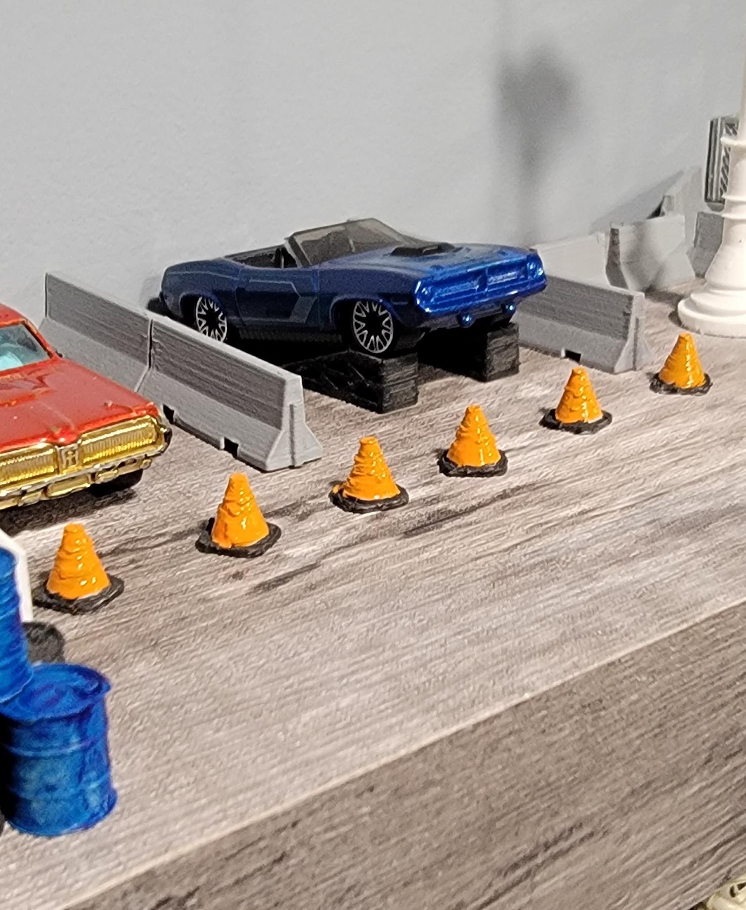 1:64 Scale Traffic Pylon  3d model