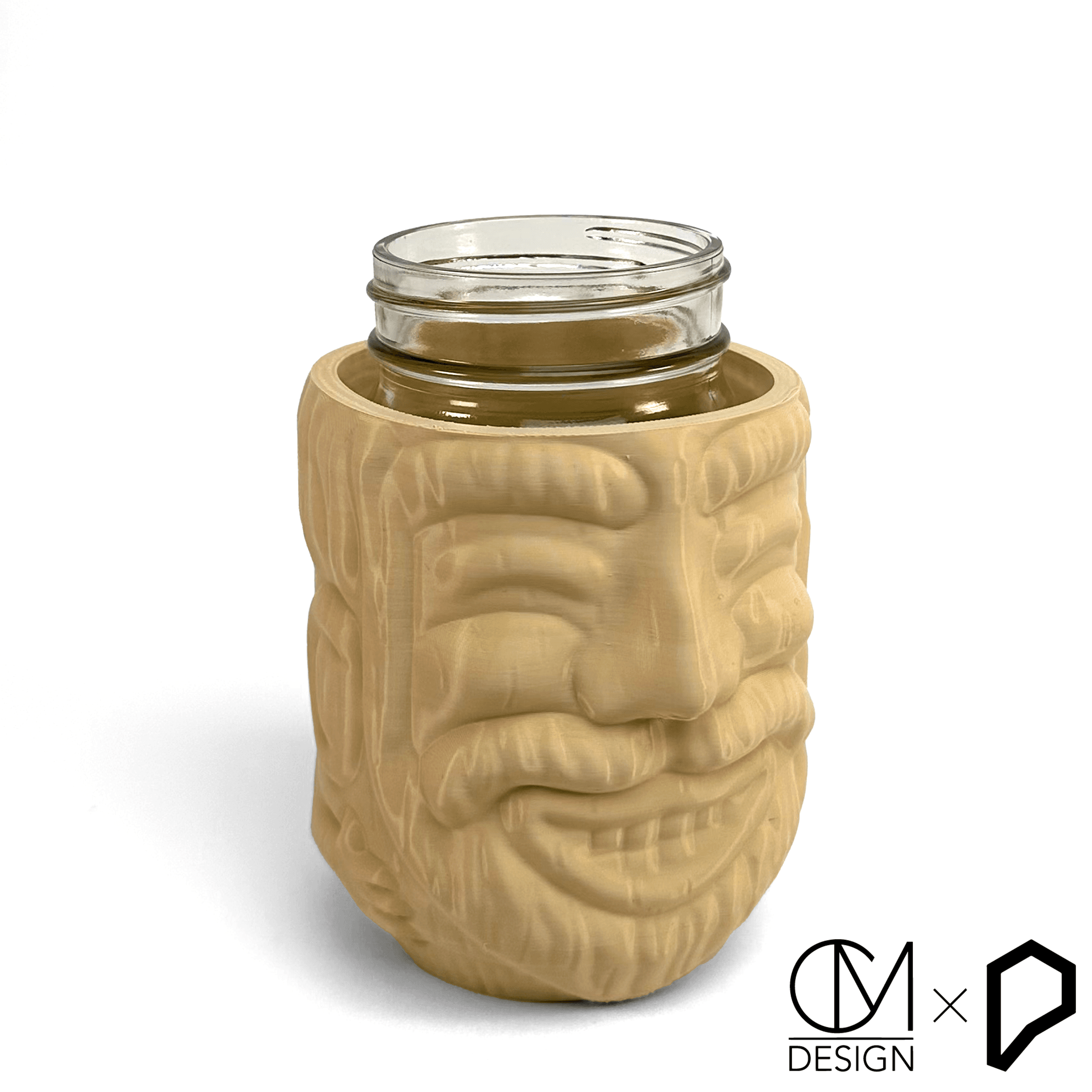 Tiki Gnome Mason Jar Cozy 3d model