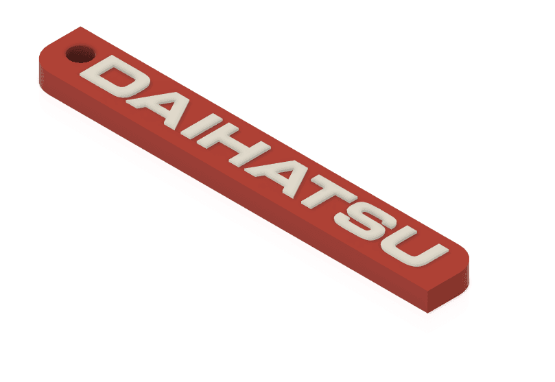 Keychain: Daihatsu III 3d model