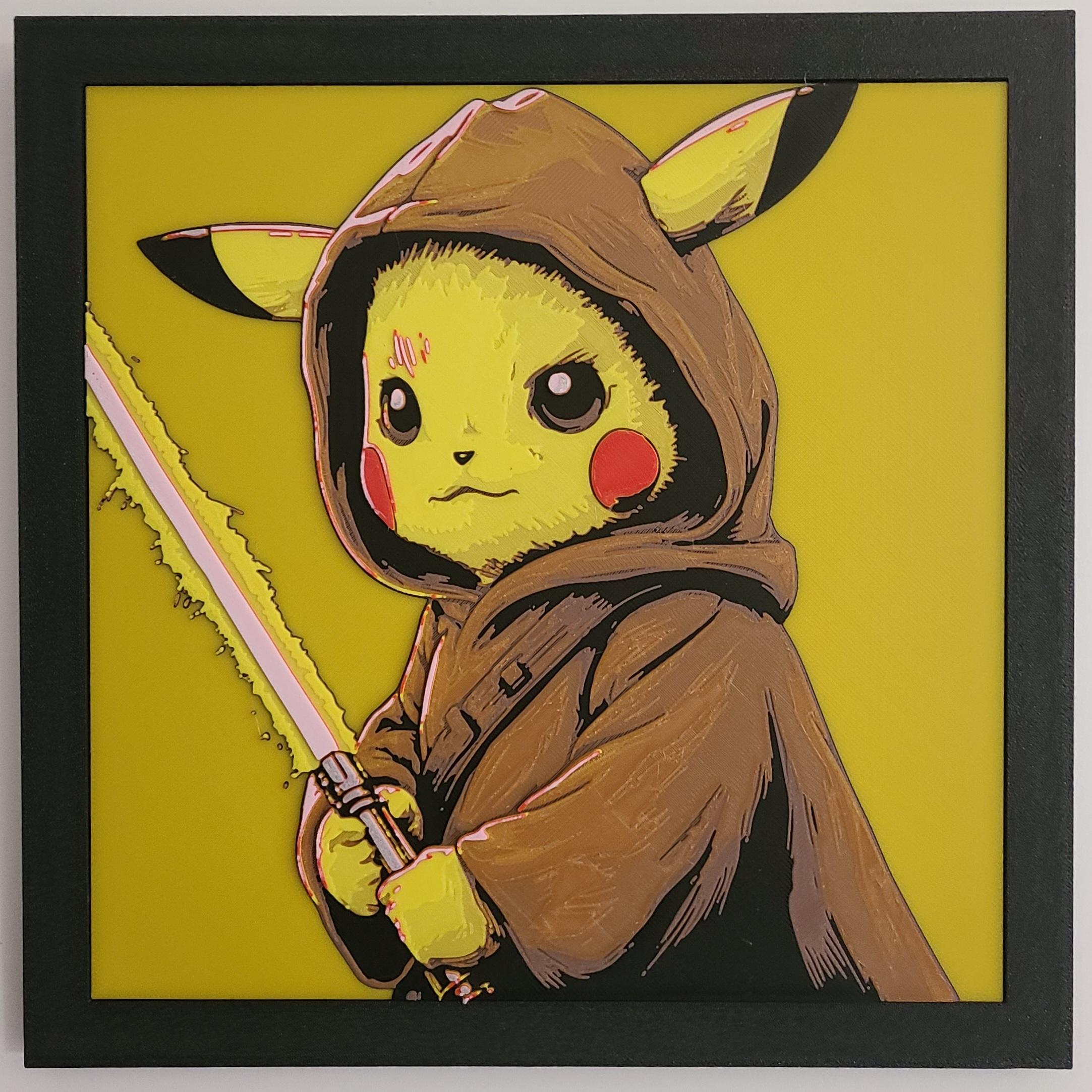 Jedi Pikachu 3d model