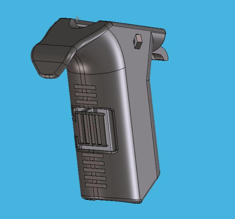 ANGLED MAG HOLDER FOREGRIP FOR GLOCK GEN 3 3d model