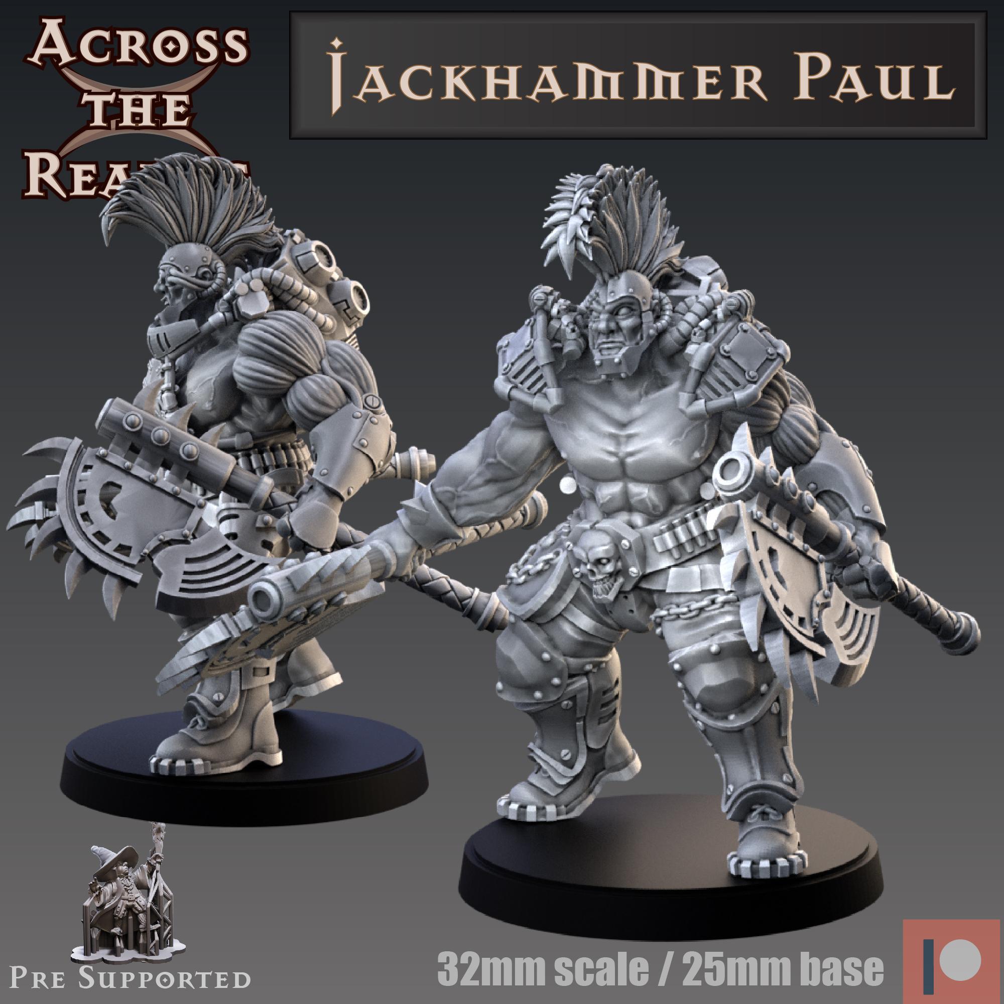 Jackhammer Paul 3d model