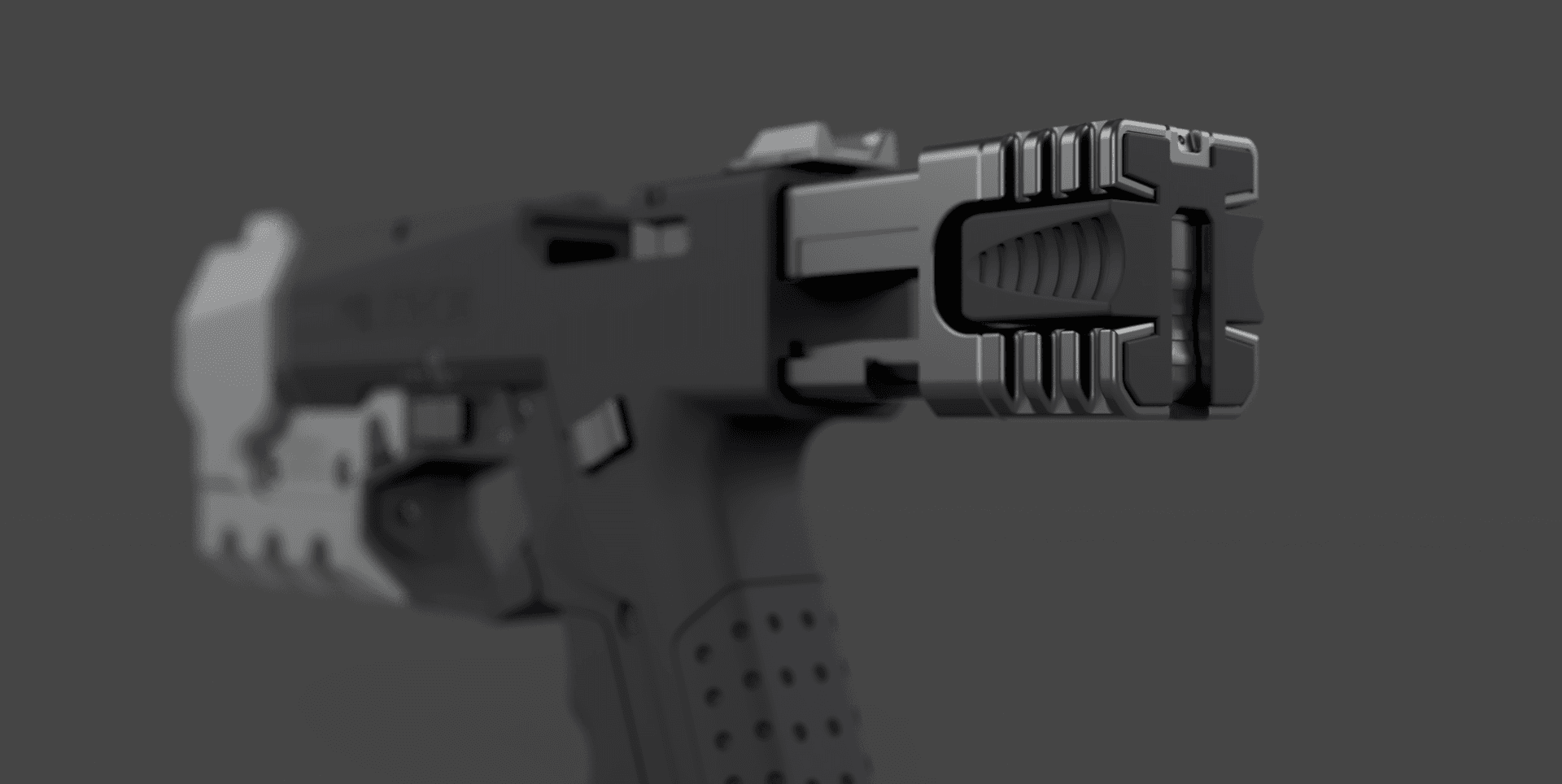 CYBERPUNK 2077 Militech M-10AF Lexington 3d model