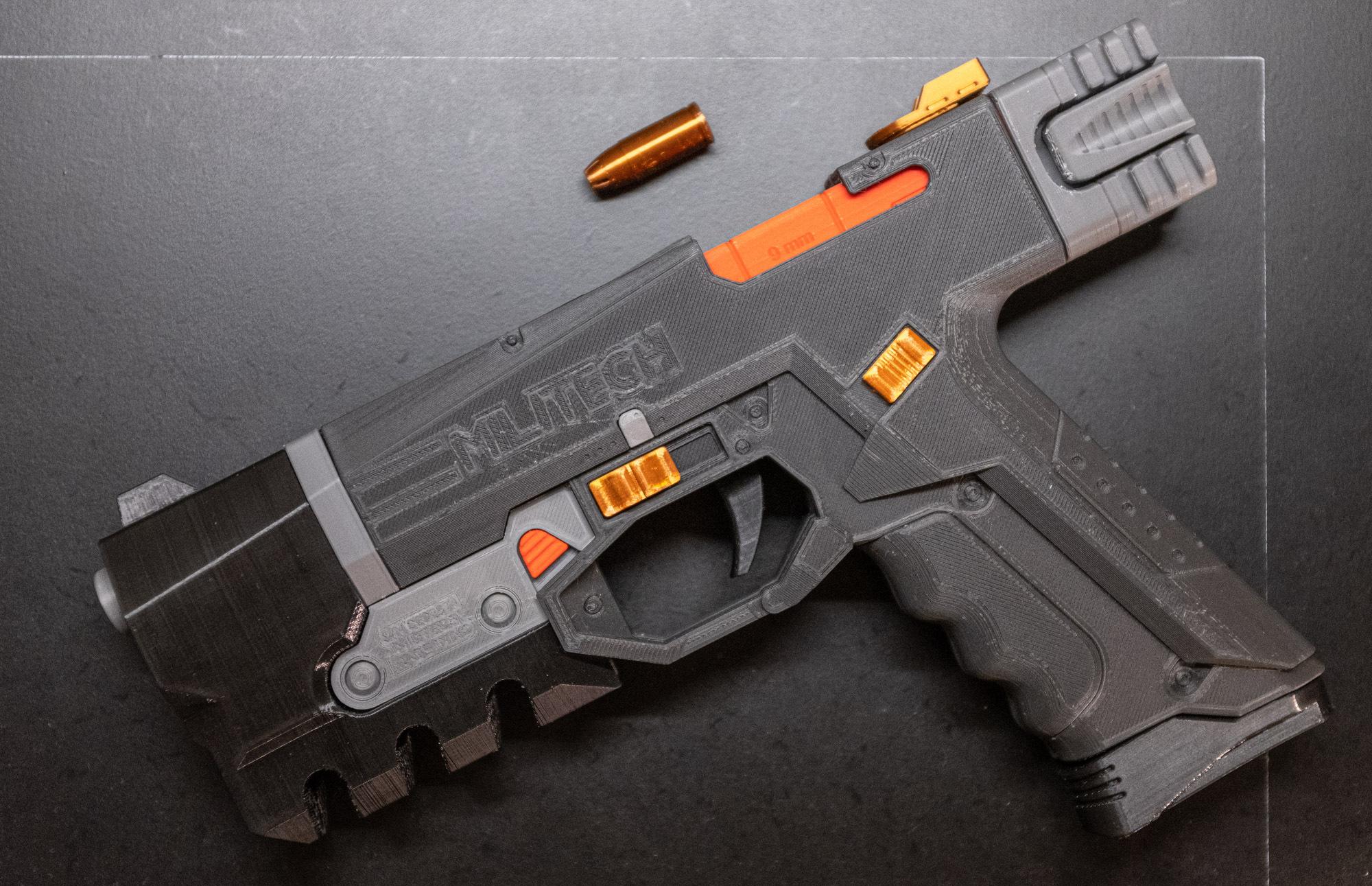 CYBERPUNK 2077 Militech 9mm Vindicator 3d model