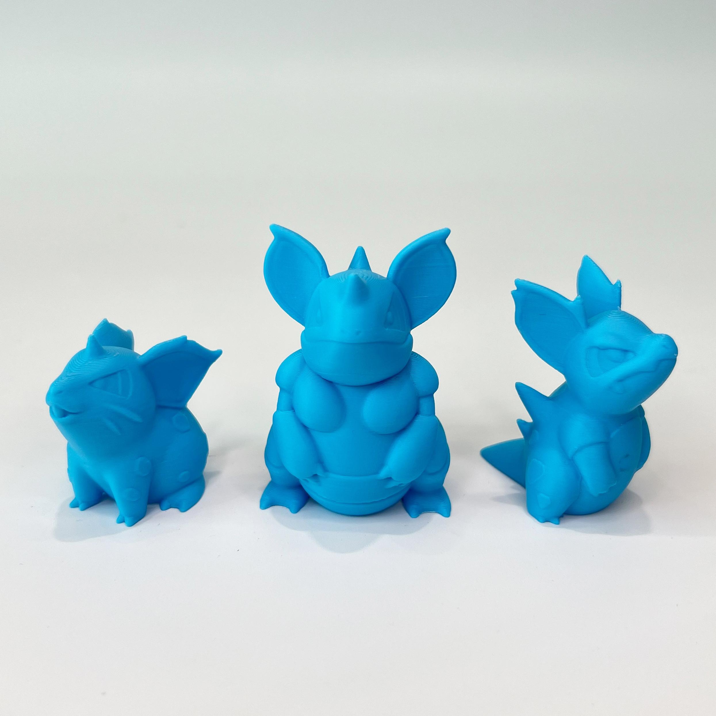 Nidoran Nidorina Nidoqueen 3d model