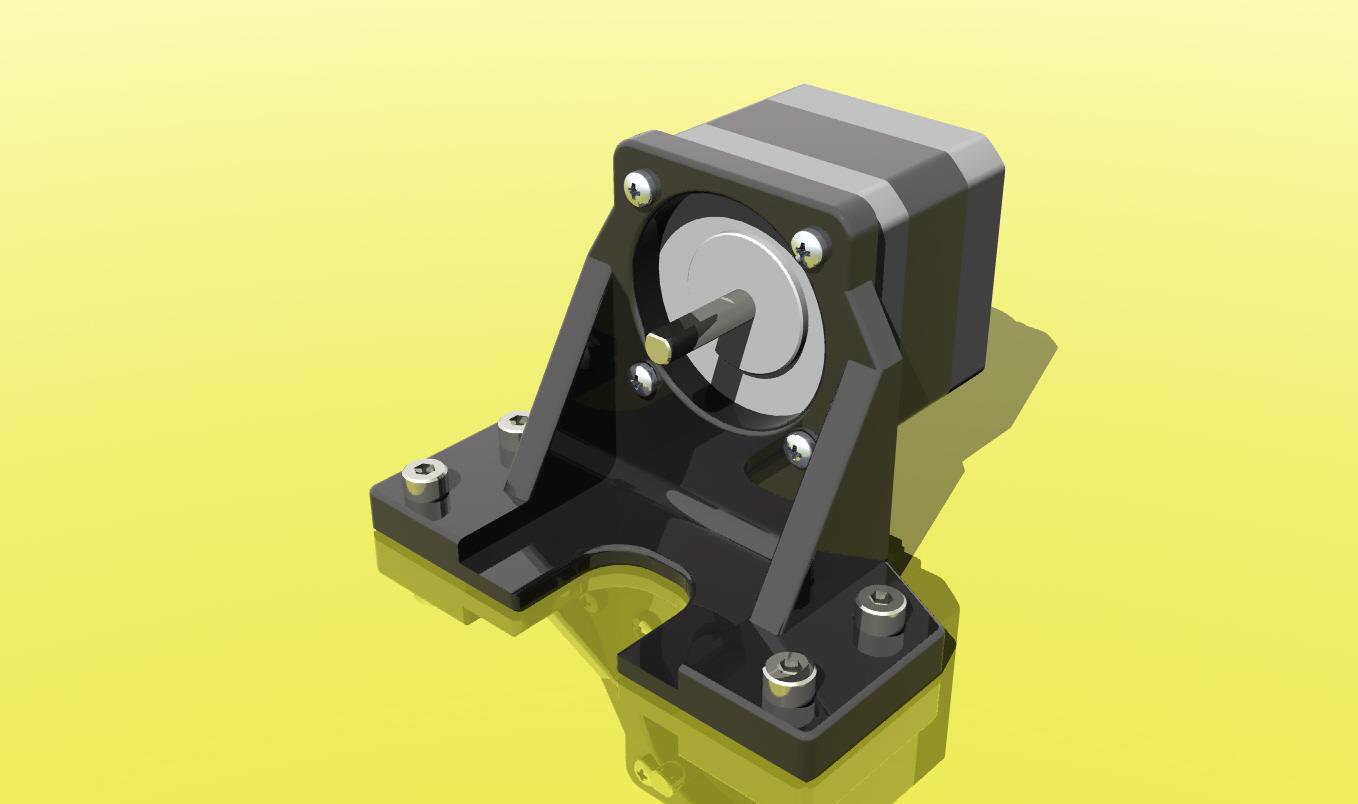 Stepper motor holder 3d model