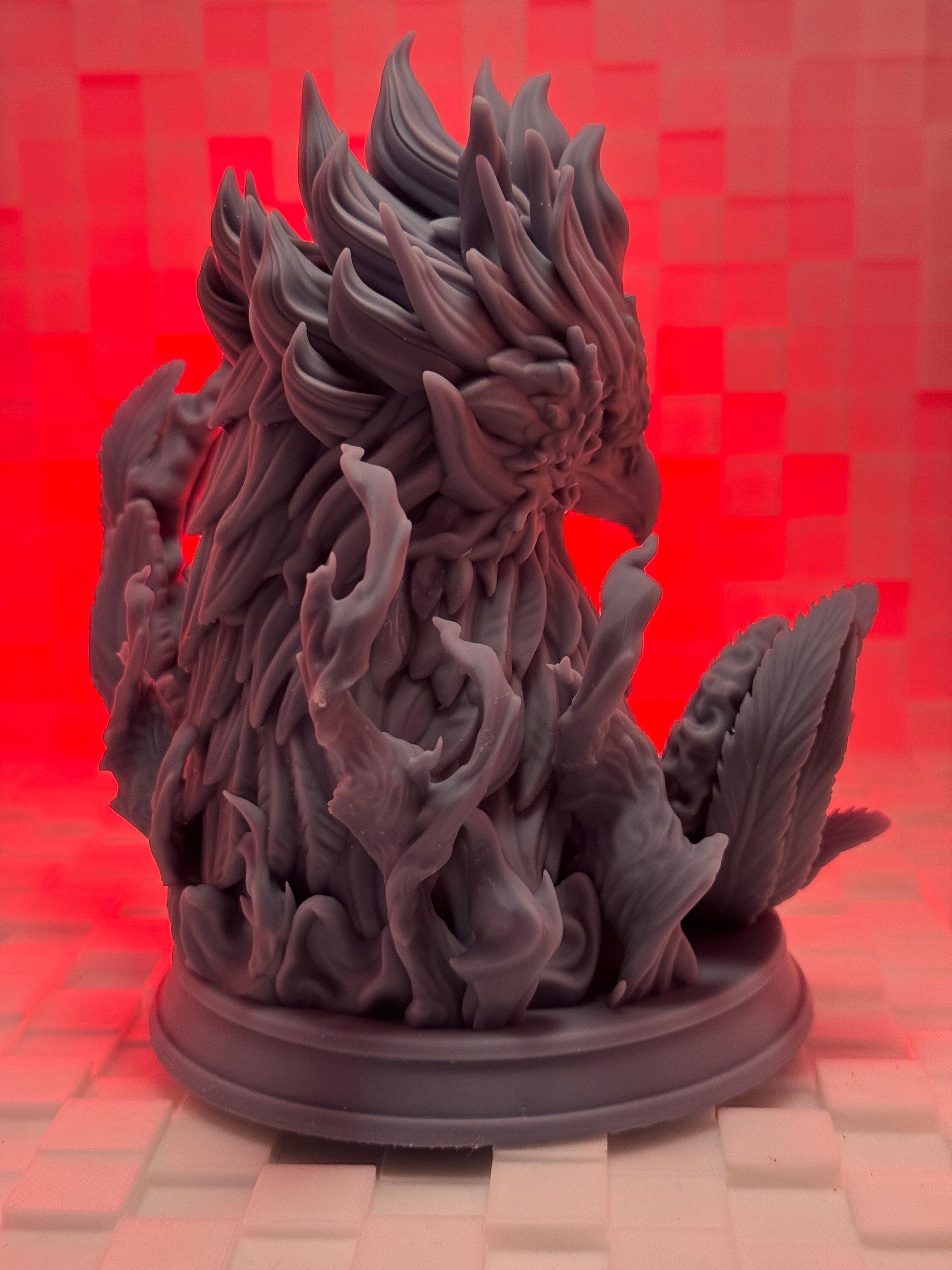 Phoenix bust (Pre-Supported) 3d model