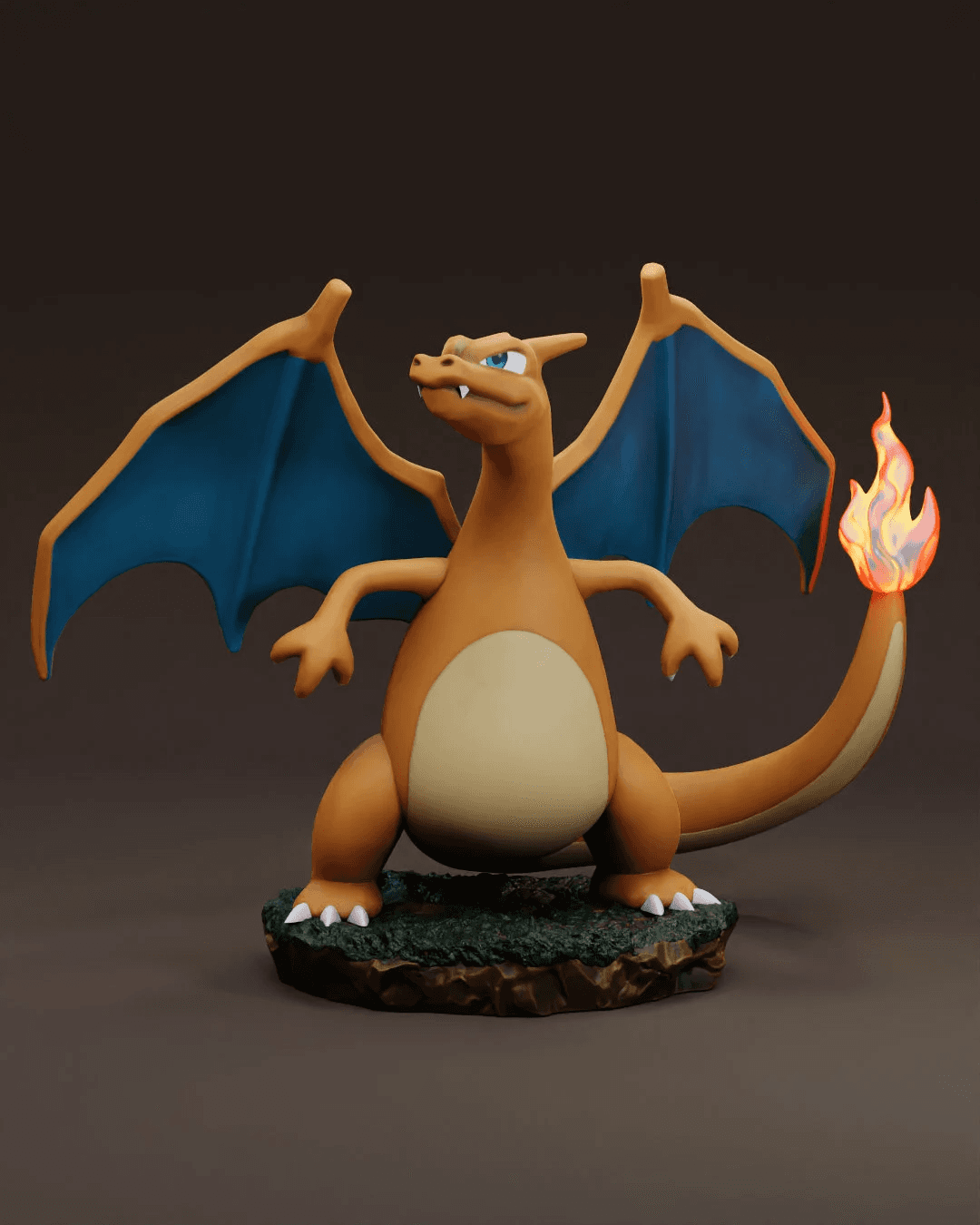 Charizard Statue 3D Print File STL 3d model