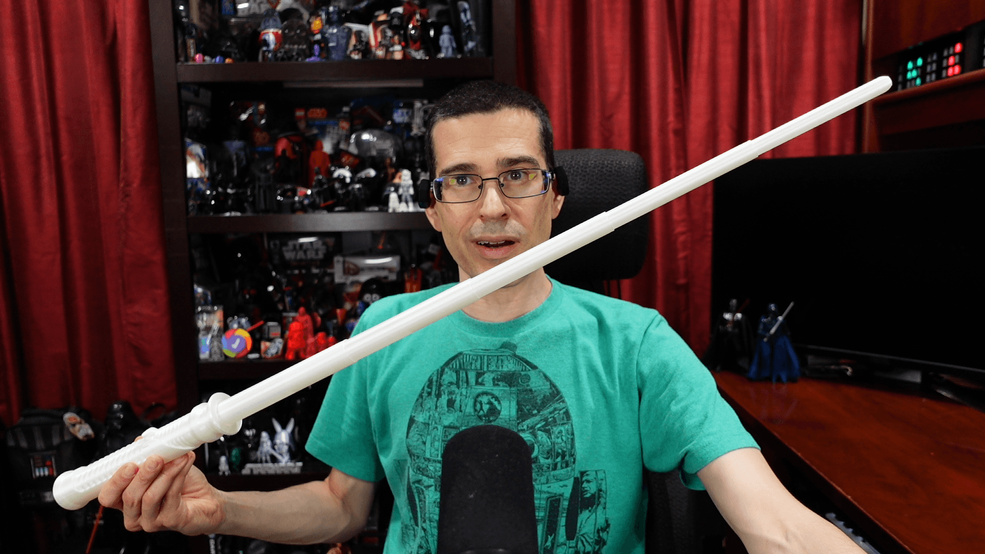 Qui Gon's Print-In-Place Lightsaber - *rawwwwwwwwwwwwr* - 3d model