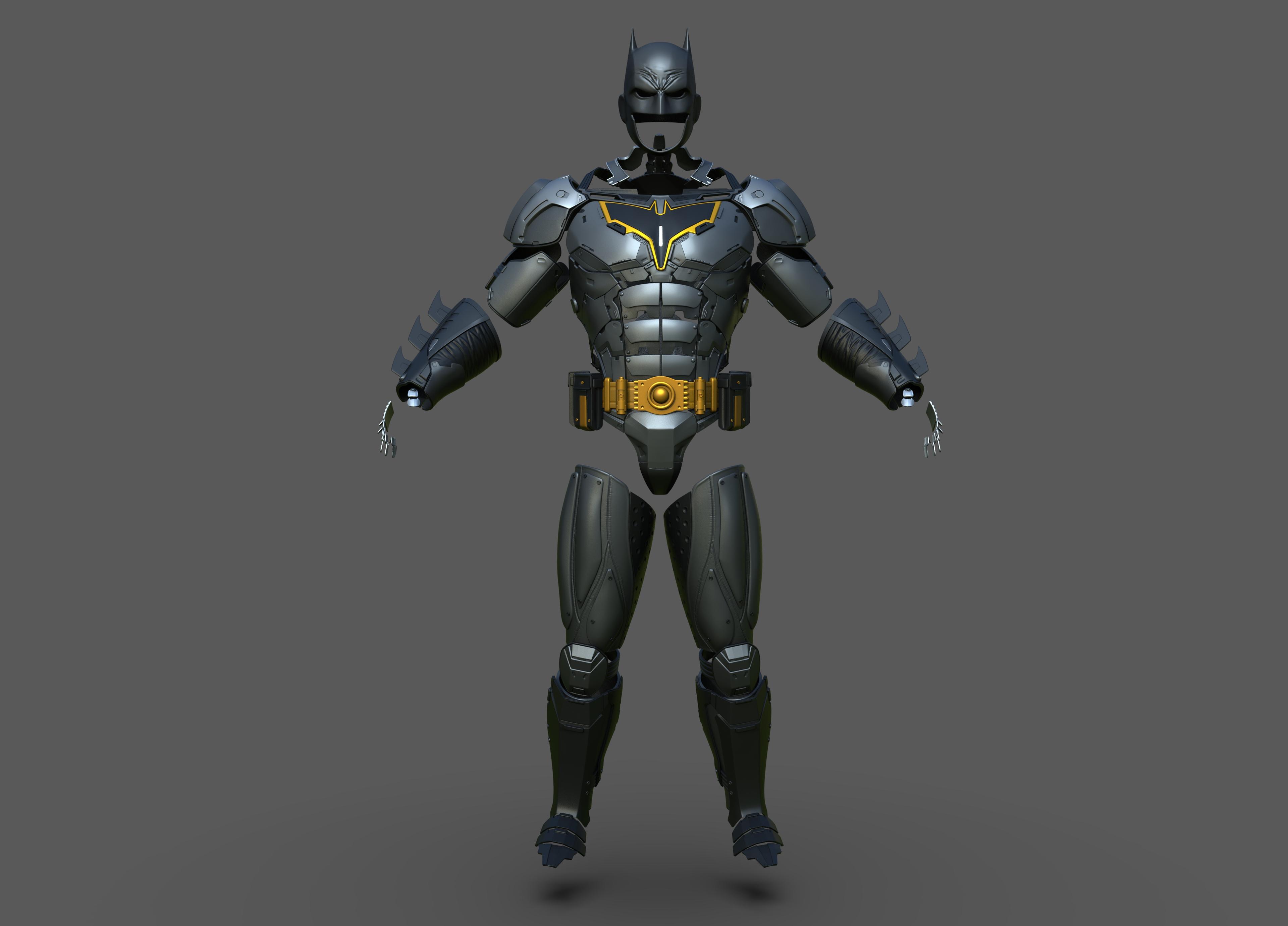 Batman Advanced Suit  3d model