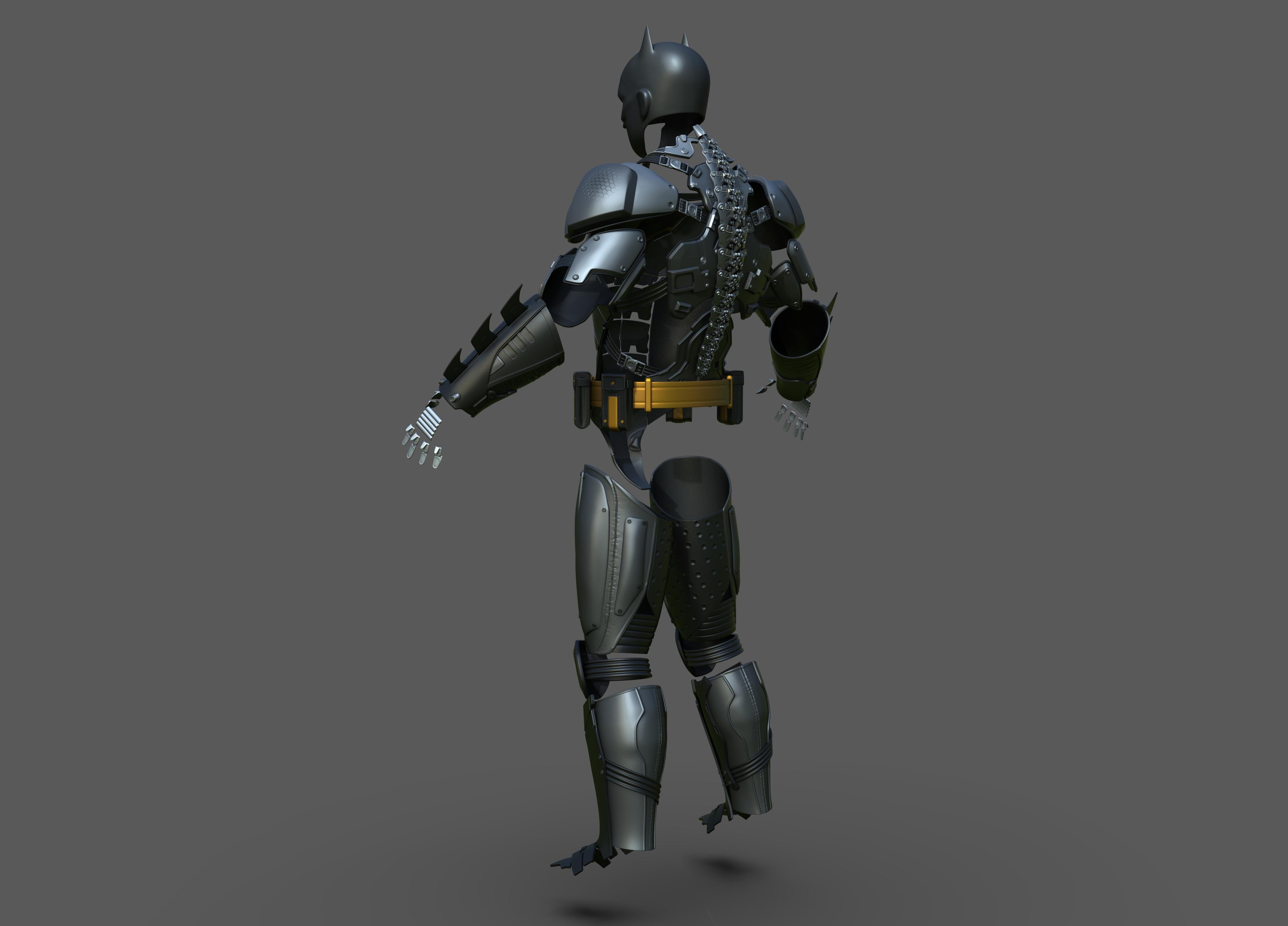 Batman Advanced Suit  3d model