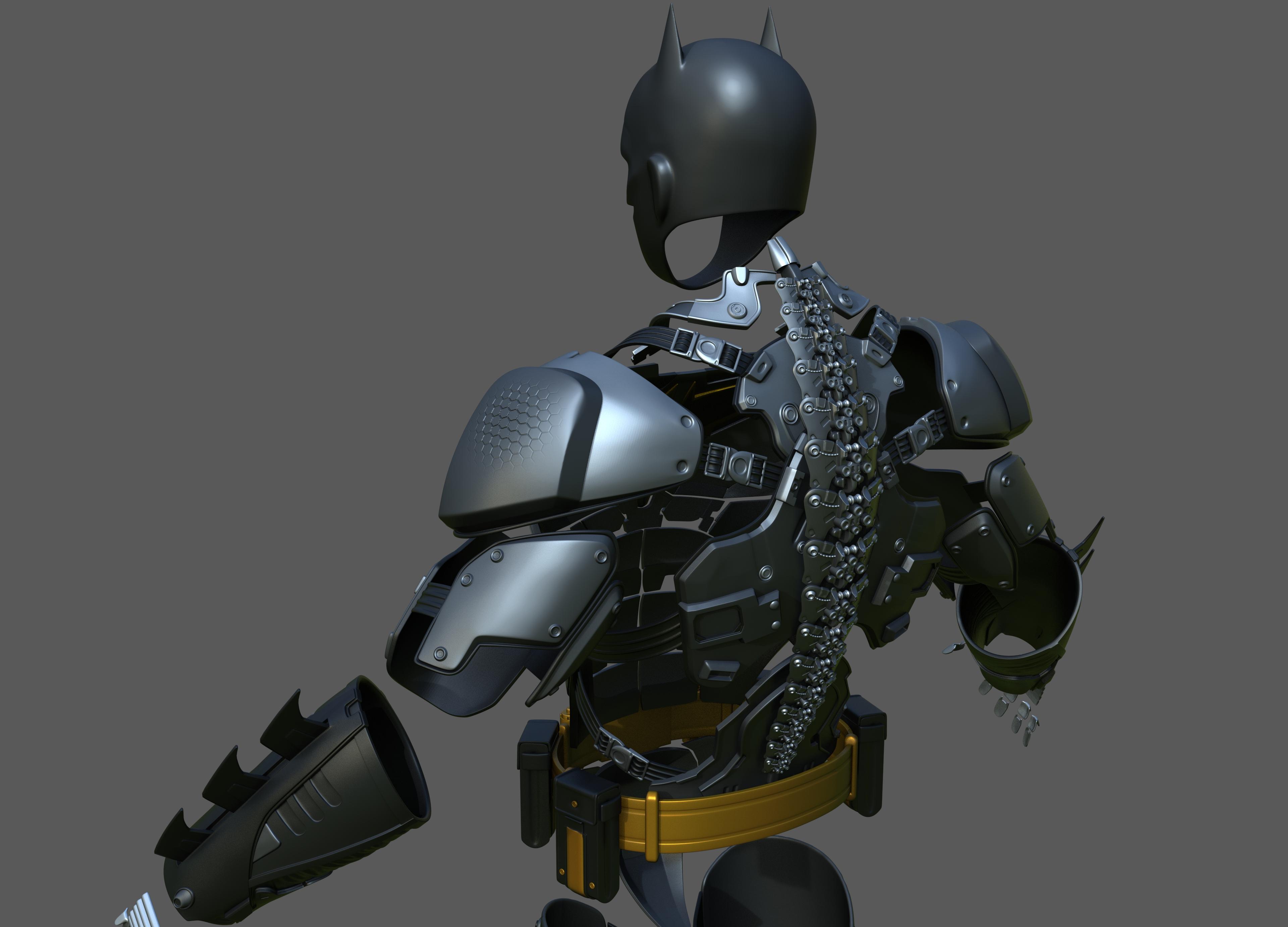 Batman Advanced Suit  3d model