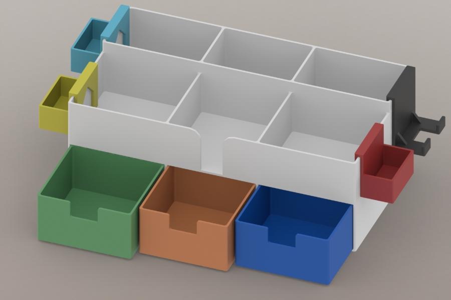 Desk Organizer III 3d model