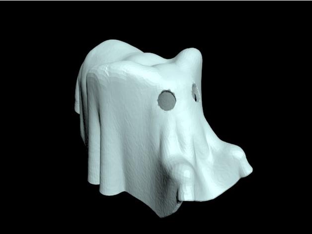 animal-GHOST elephant gespenst - elephant garage 3d model