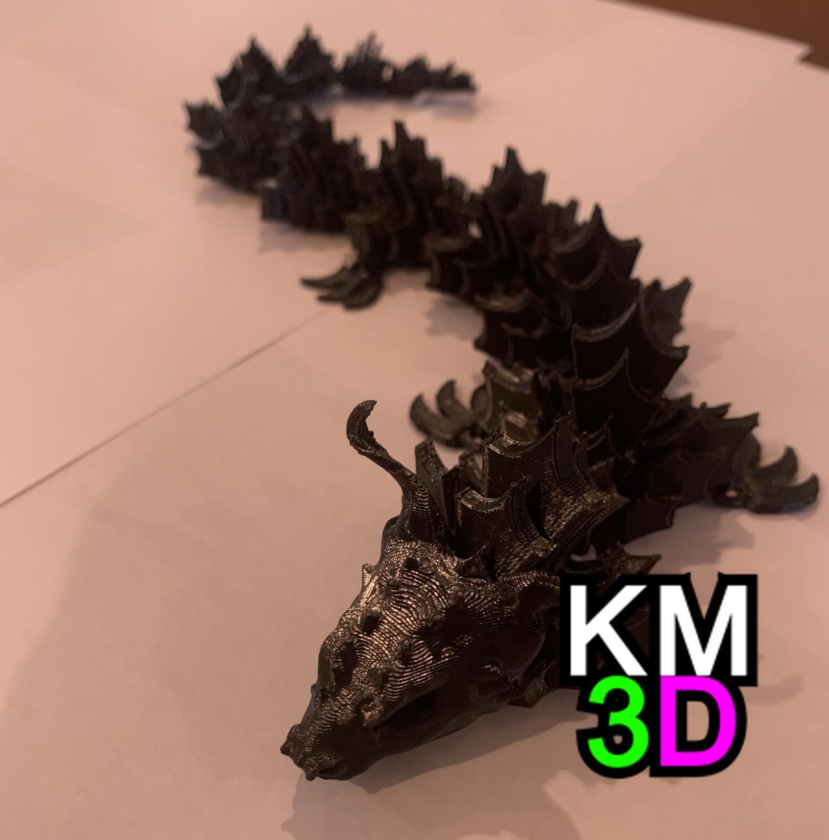 Articulated maple leaf dragon 3d model