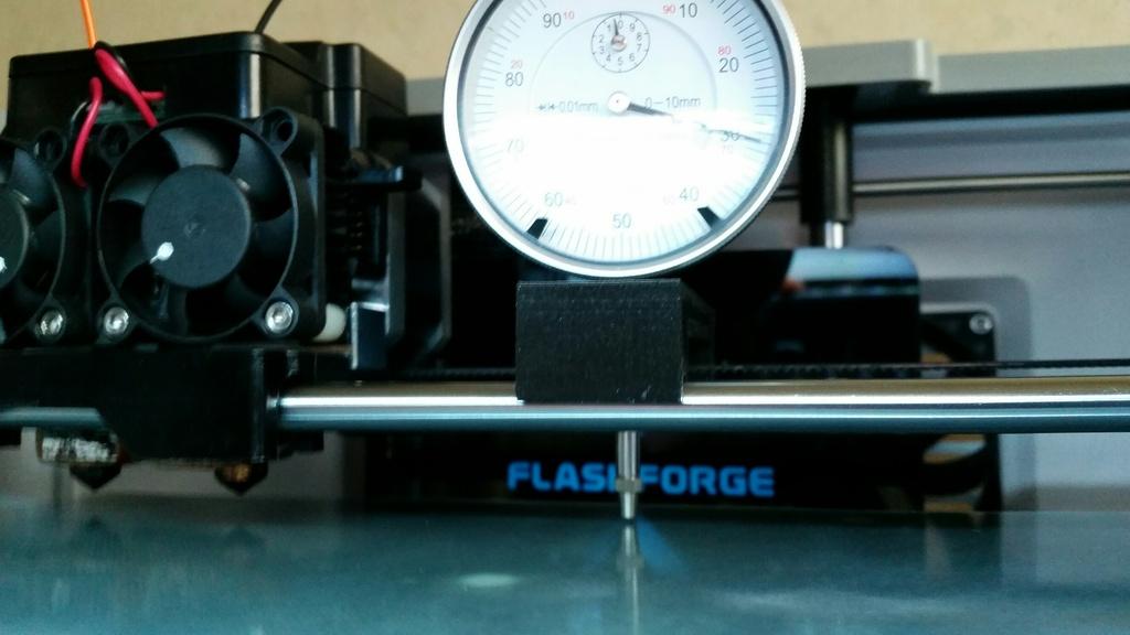 Flashforge Dreamer / Dremel Idea magnetic Dial Indicator Holder 3d model