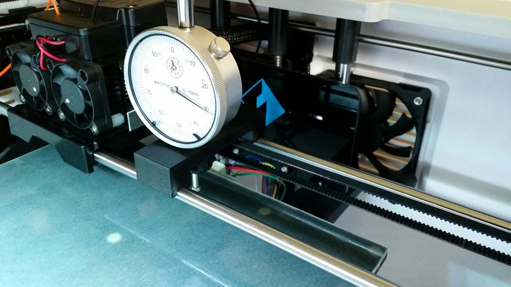 Flashforge Dreamer / Dremel Idea magnetic Dial Indicator Holder 3d model