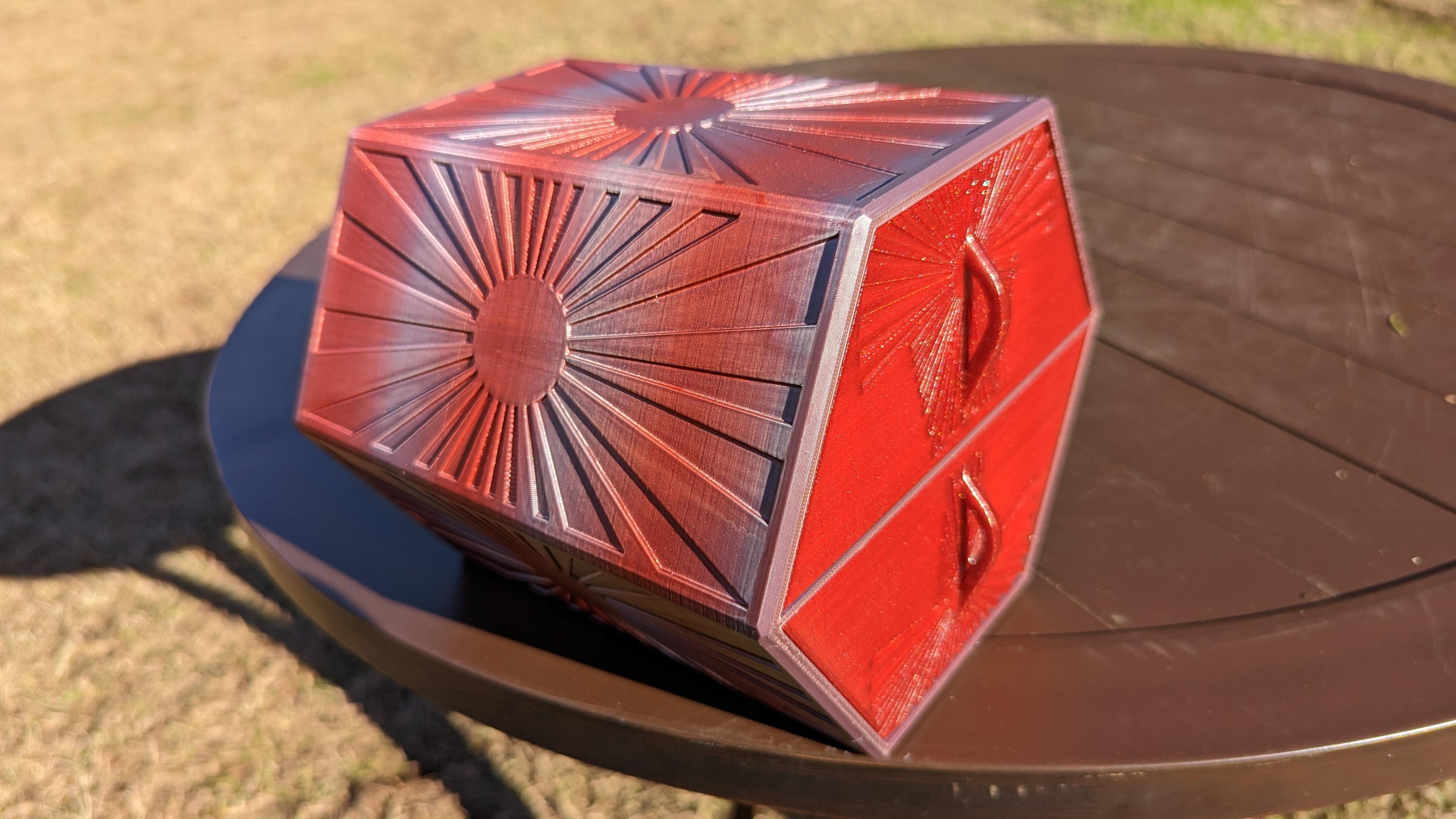 Rising Sun Box  3d model