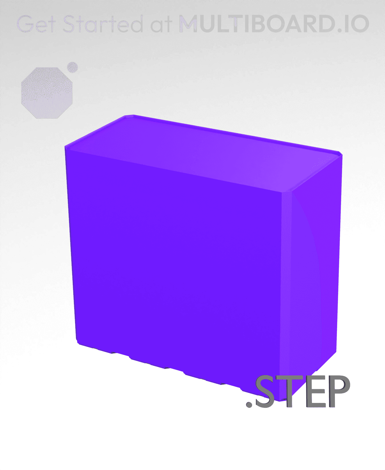 4x2x3·5 - Multibin Insert - STEP Remixing File 3d model