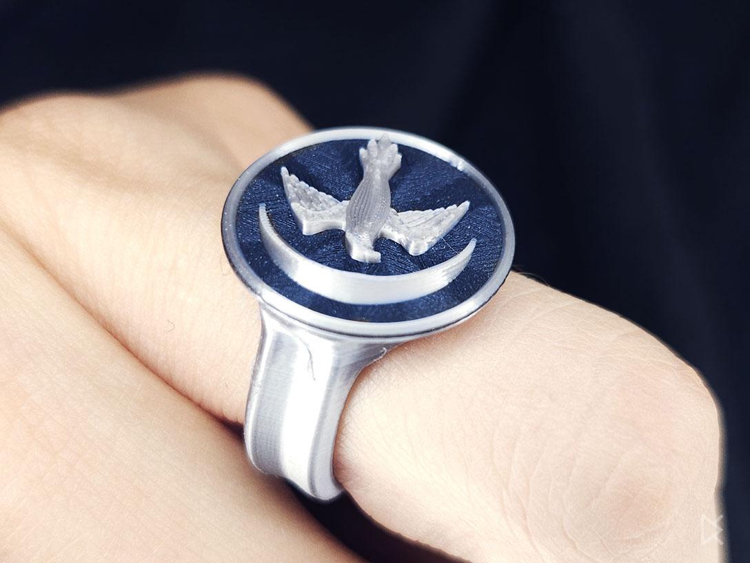 Arryn Ring Signet - Game of Thrones 3d model