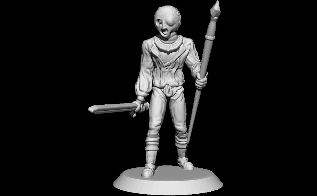 Prisoner - Elden Ring - 3D Printable STL Model  3d model