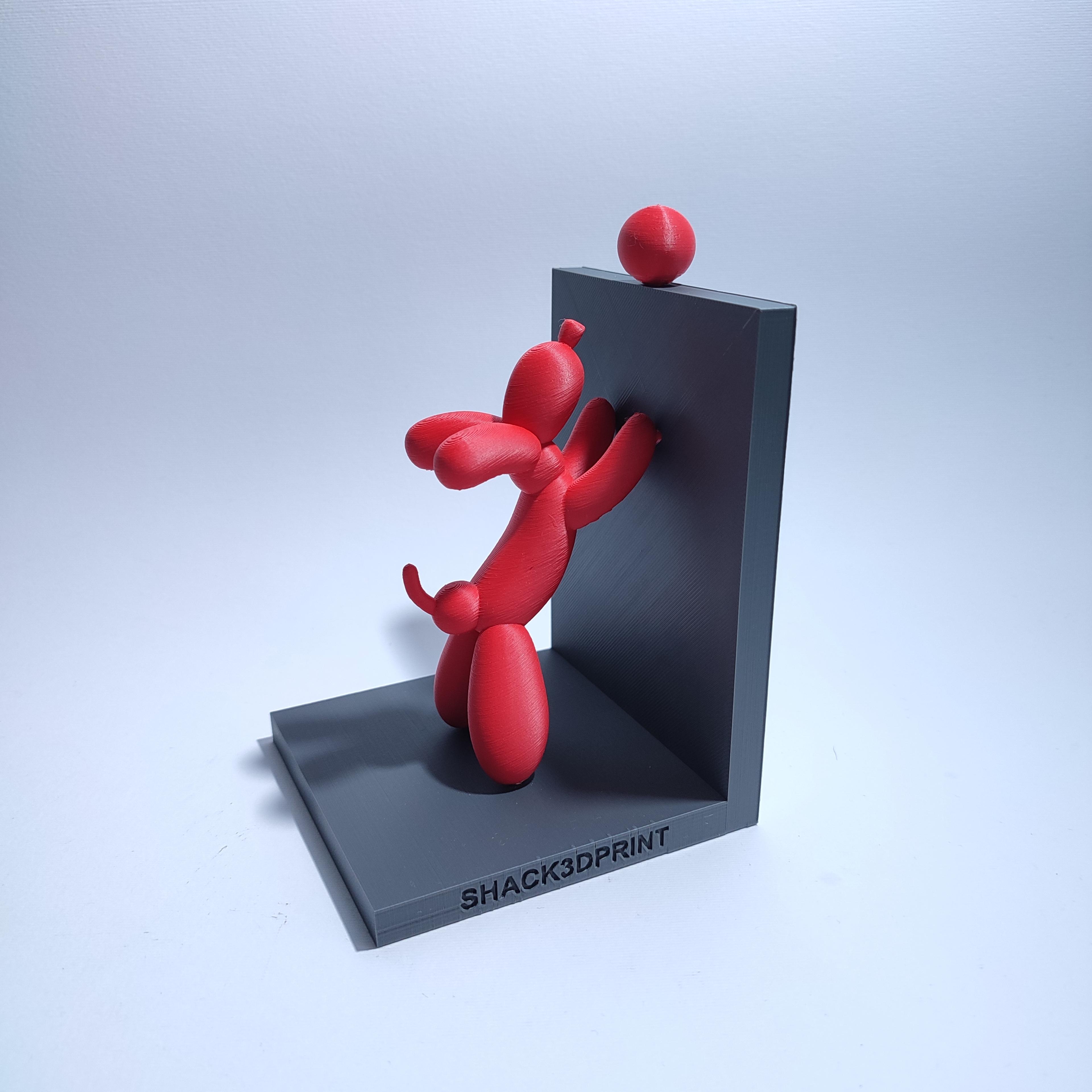 Balloon Dog Book Holder 3d model