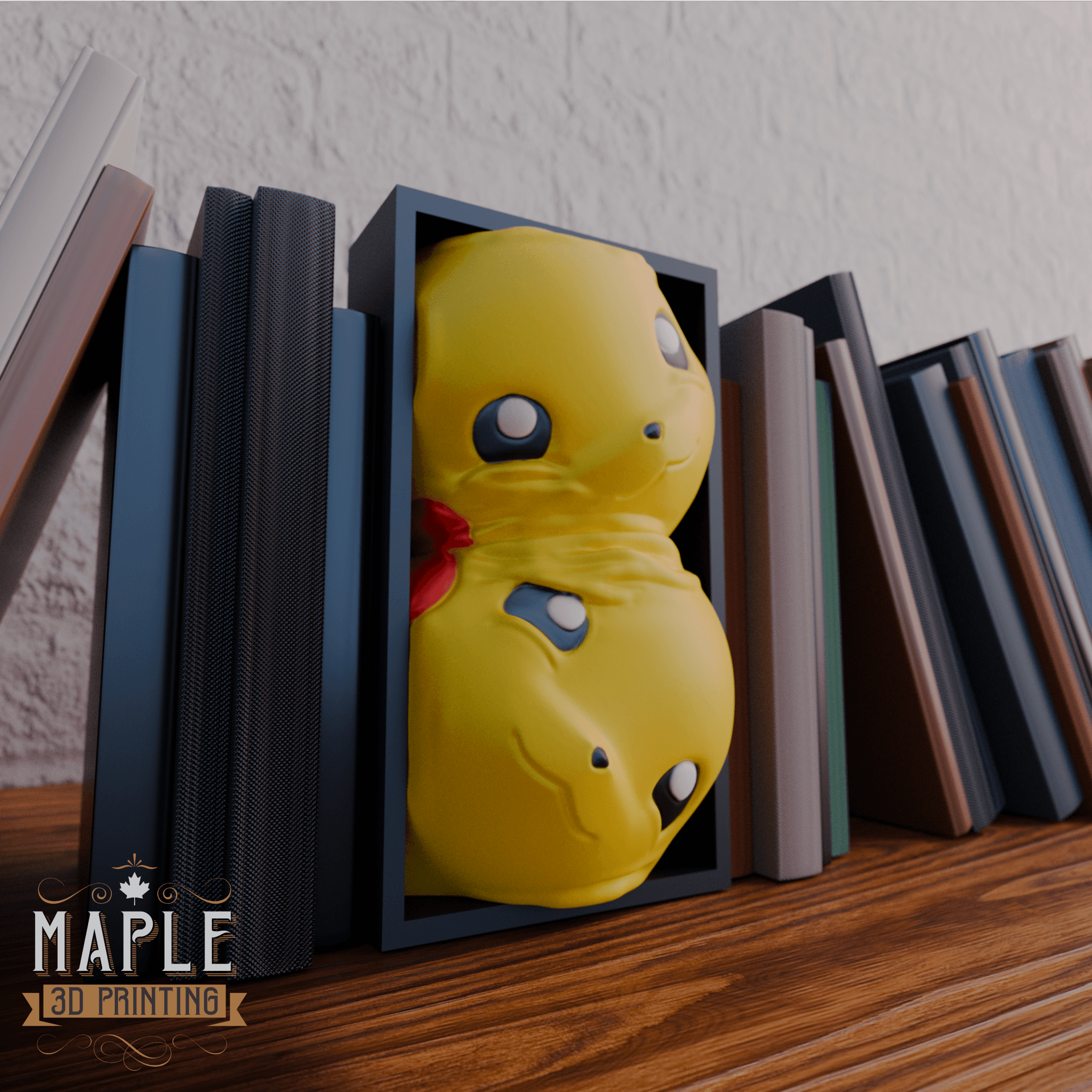 Pikachu Book Nook - Pokemon 3d model