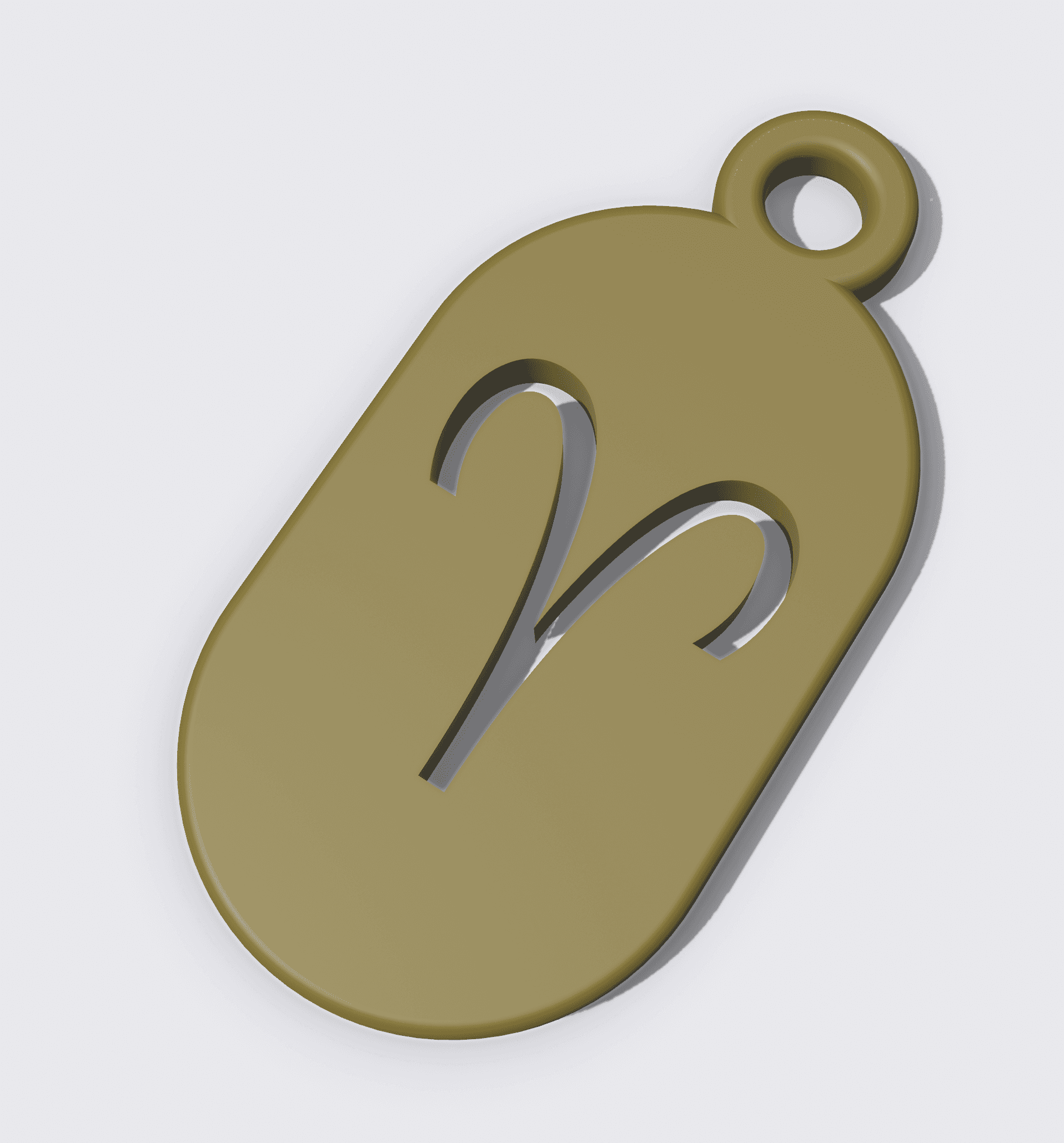 Key Fob - Zodiac Aries 3d model