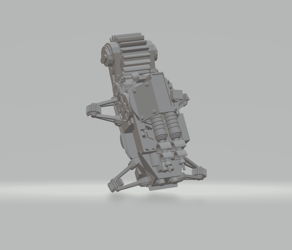 FHW: concept Junk Rocker Defense turret dual ray (BoD) 3d model