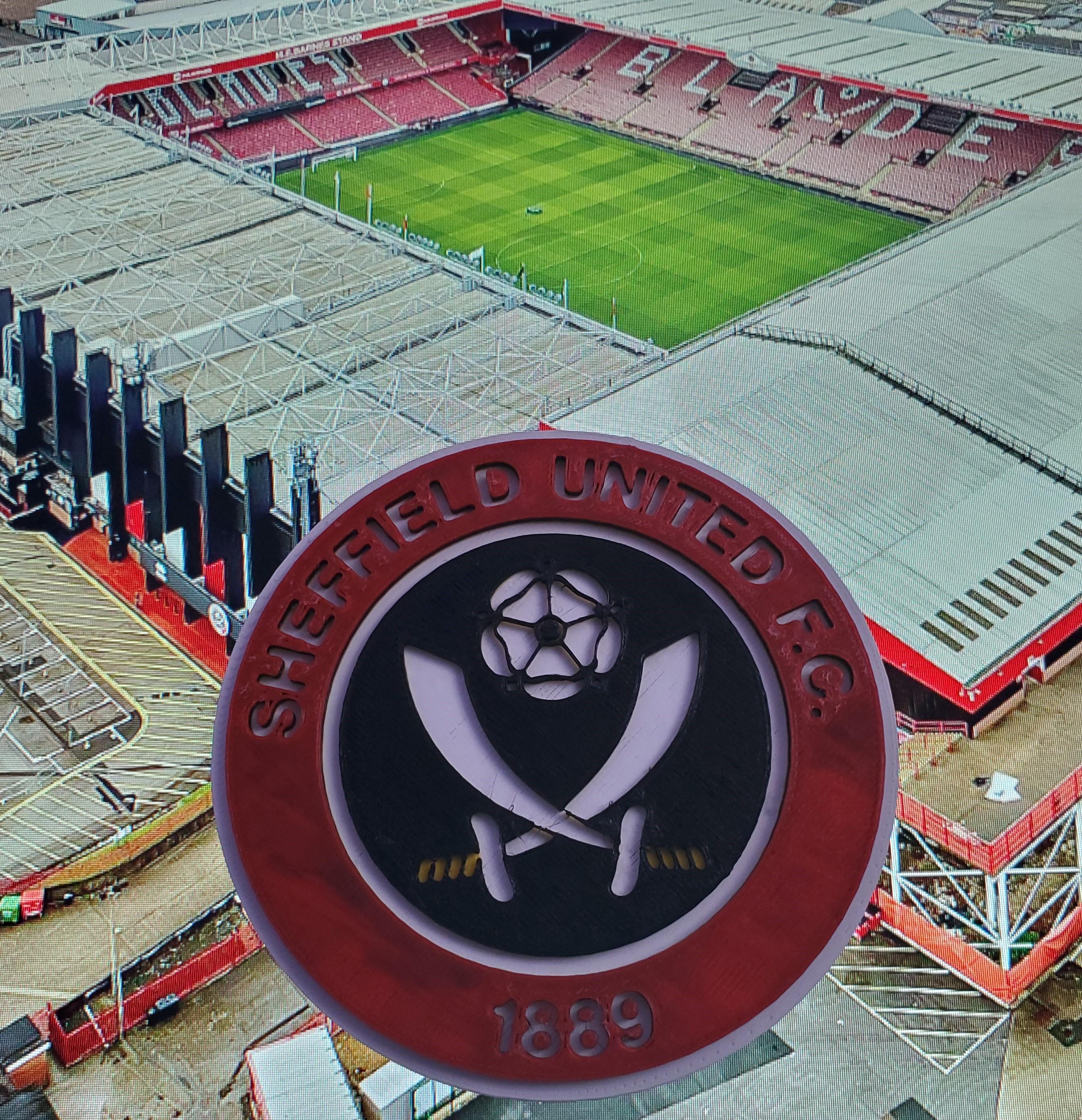 Sheffield United FC coaster.stl 3d model